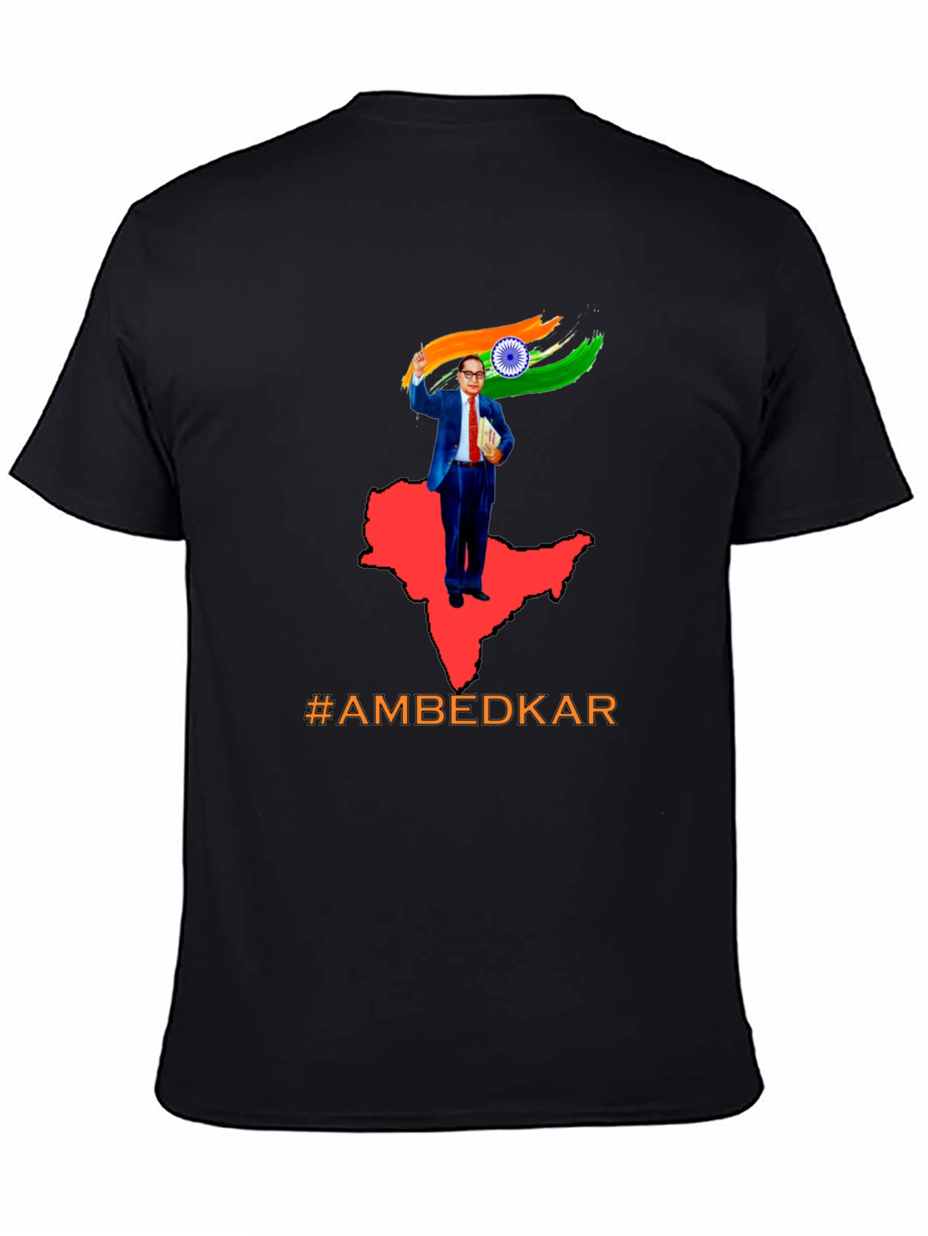 Ambedkar India Flag T-Shirt