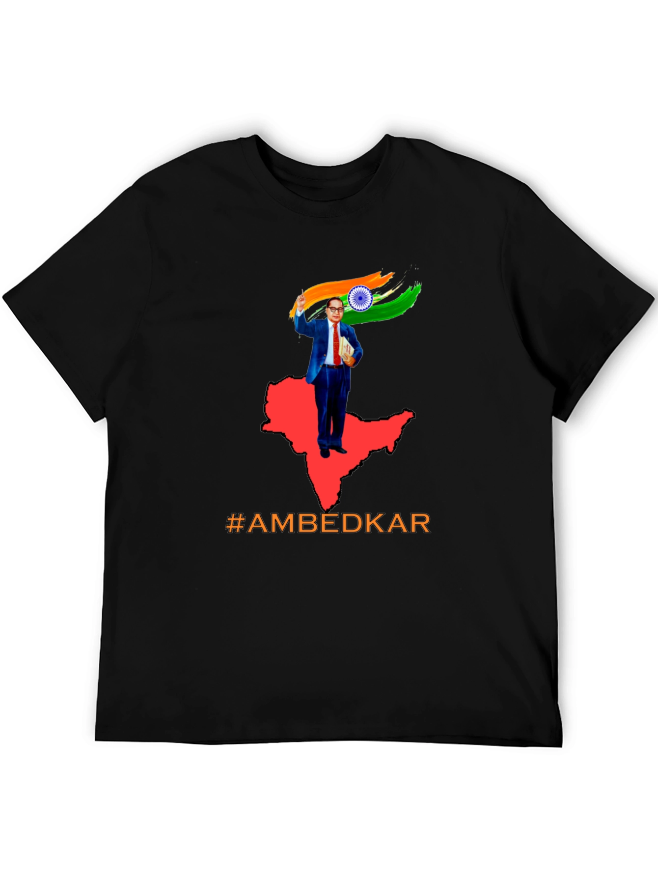 Ambedkar India Flag T-Shirt