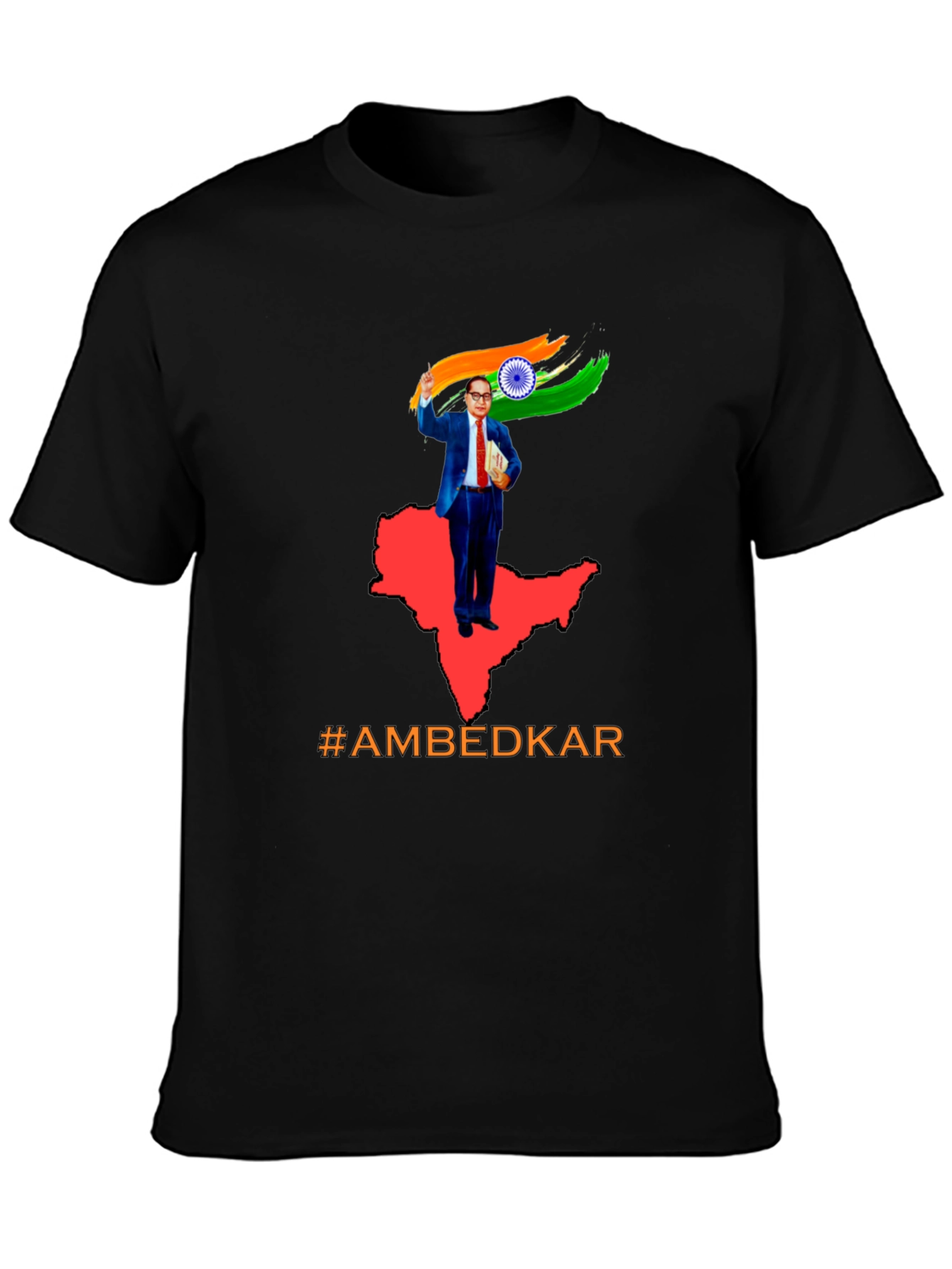 Ambedkar India Flag T-Shirt