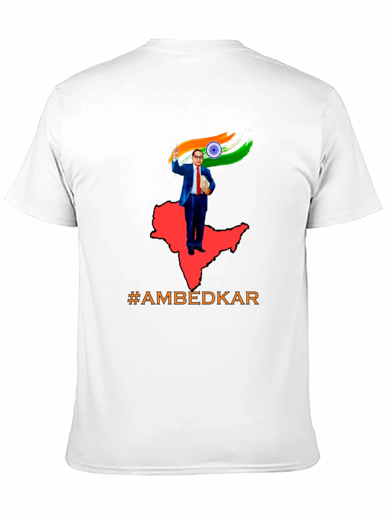 Ambedkar India Flag T-Shirt