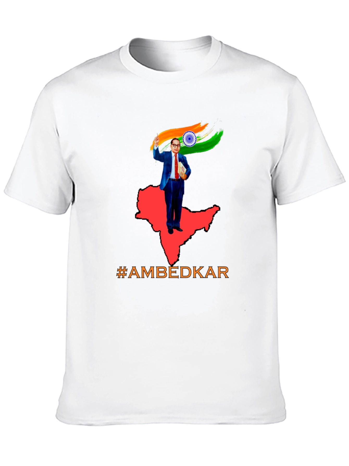 Ambedkar India Flag T-Shirt