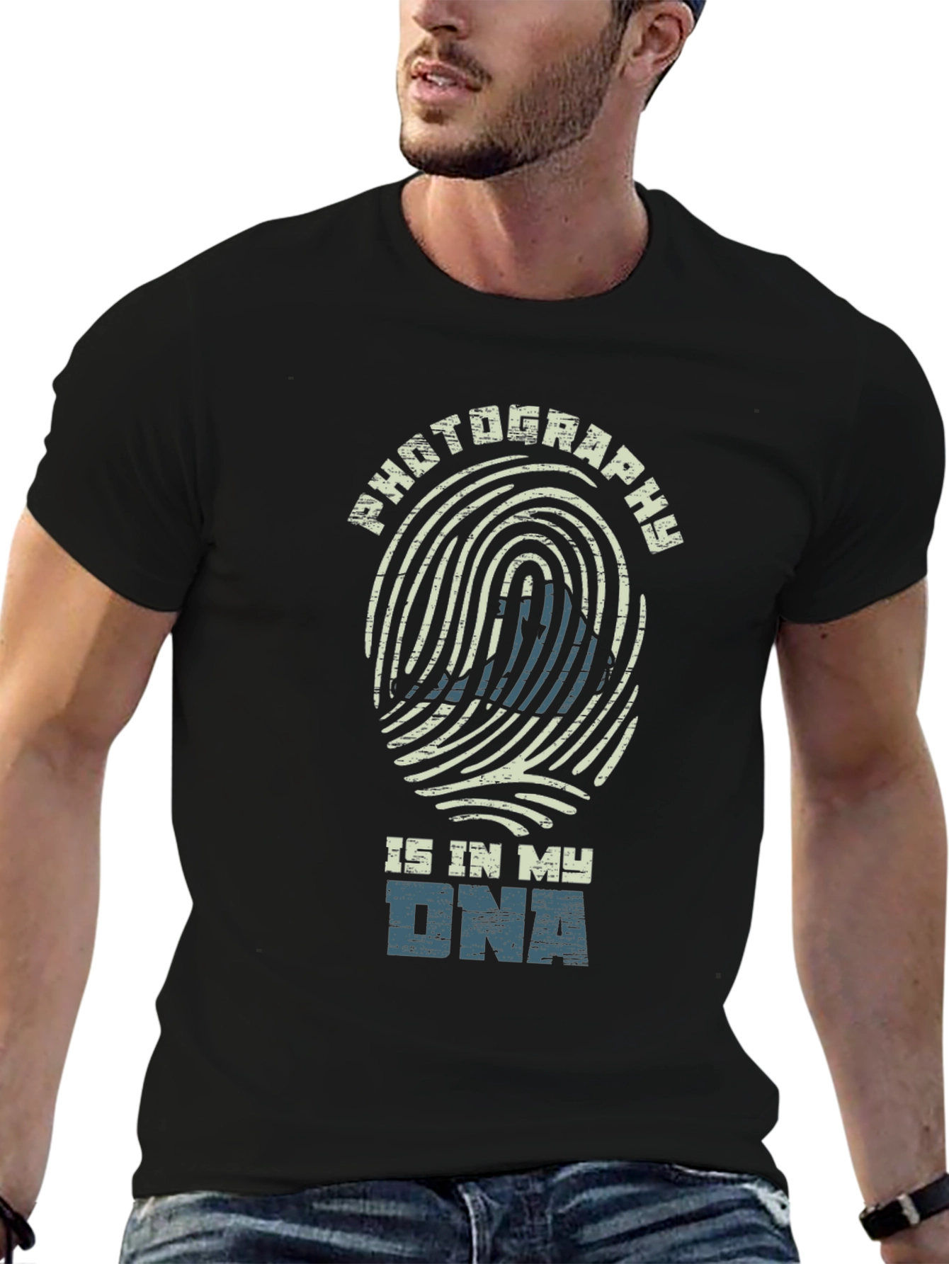 Photography DNA Black Graphic T-Shirt