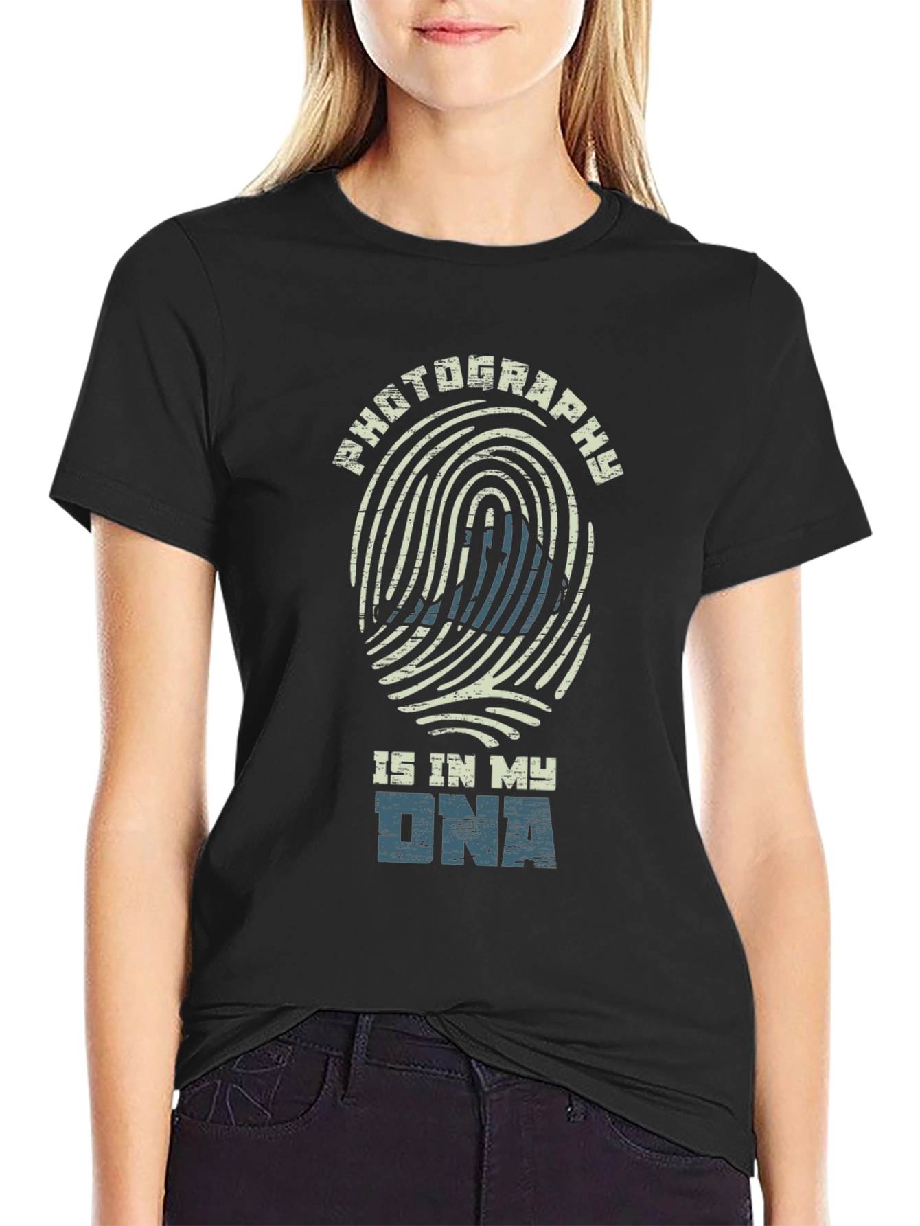 Photography DNA Black Graphic T-Shirt