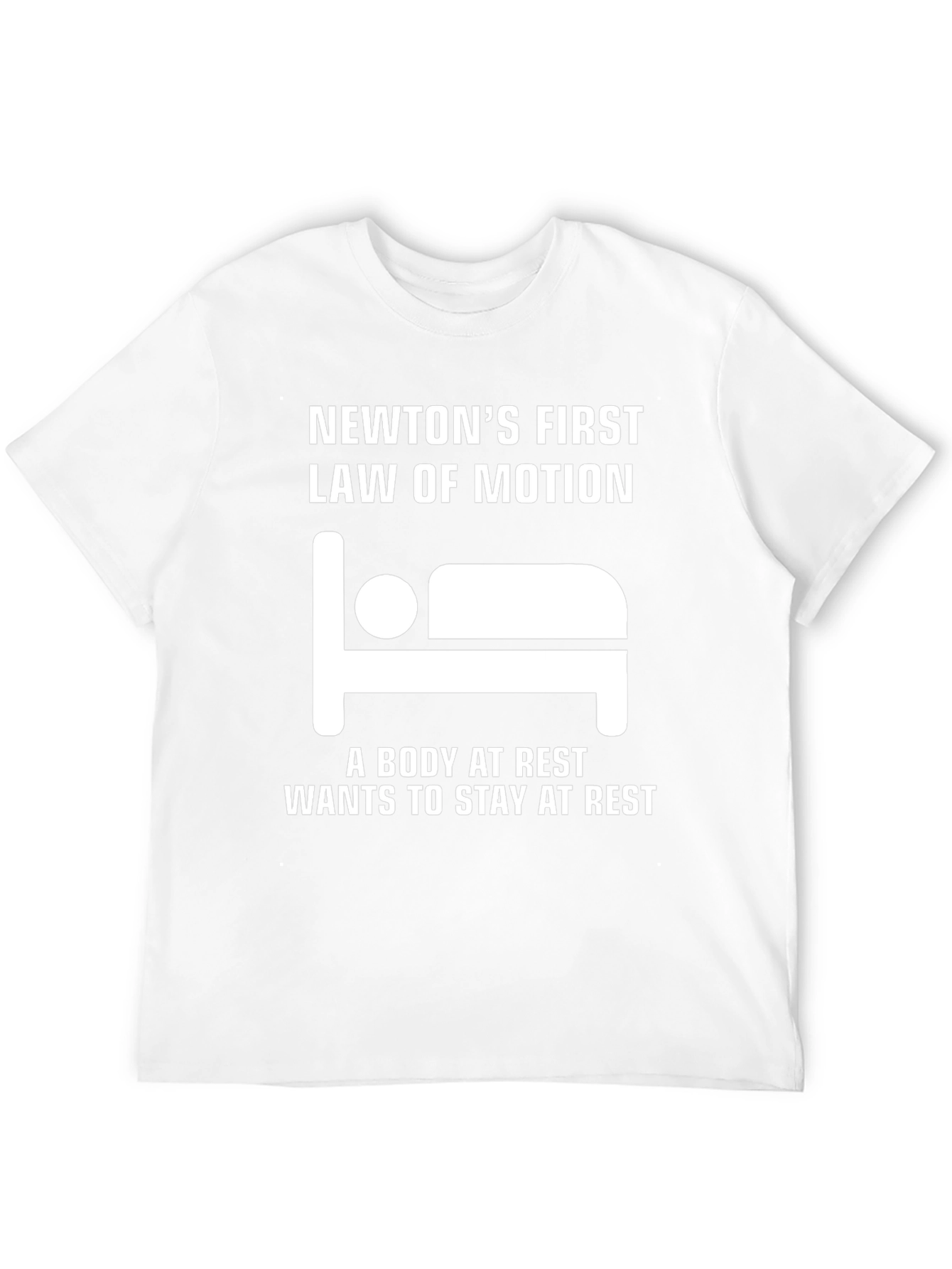 Newtons First Law of Motion T-Shirt