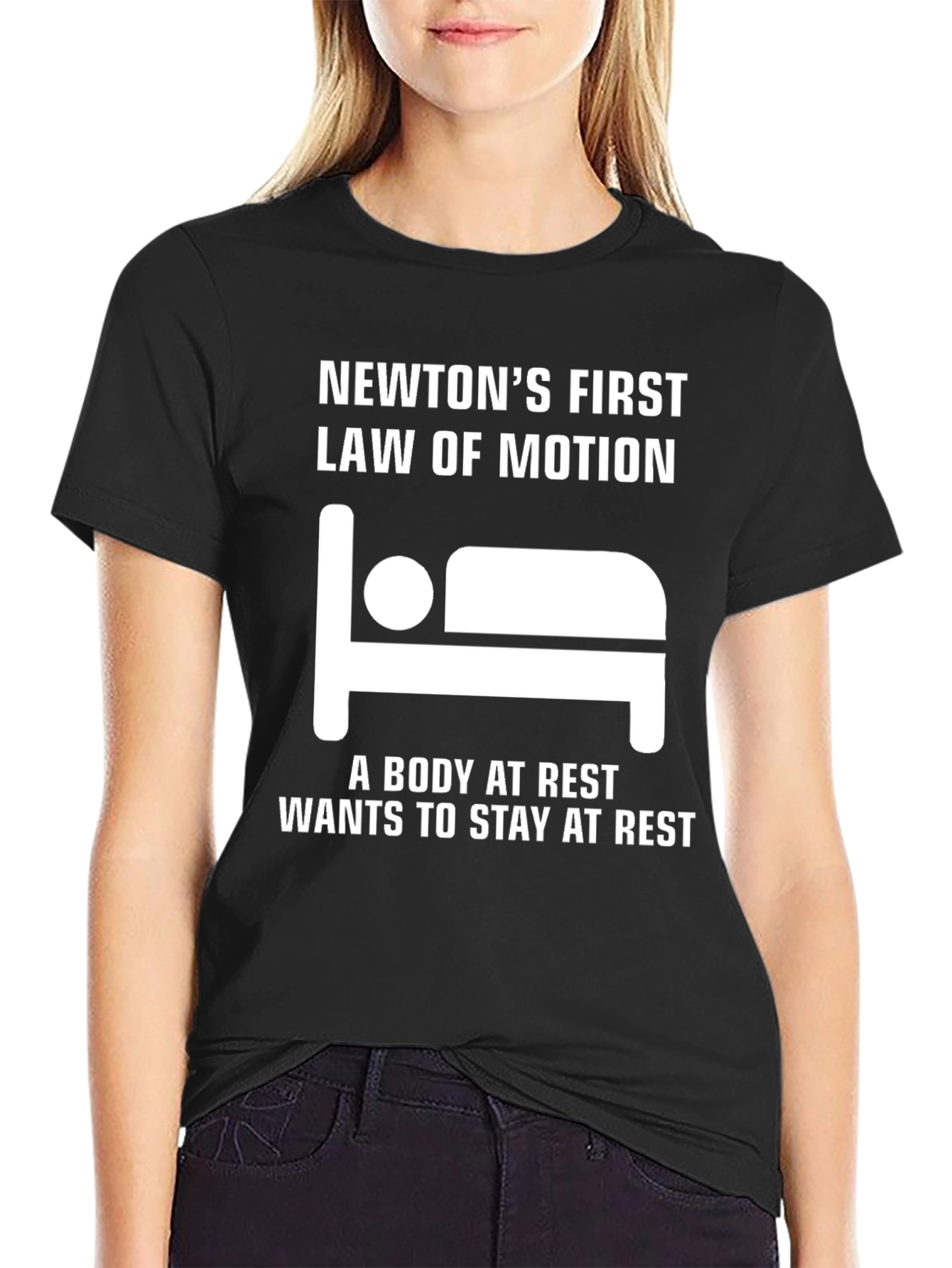 Newtons First Law of Motion T-Shirt