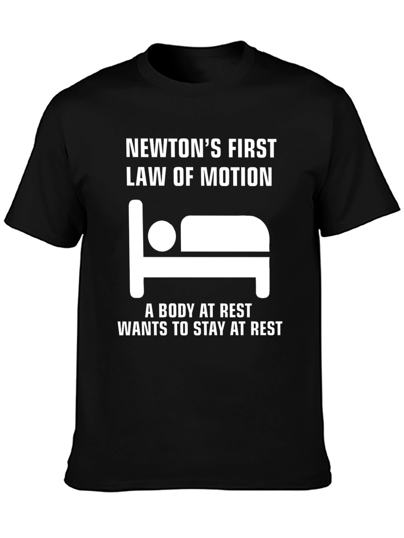 Newtons First Law of Motion T-Shirt