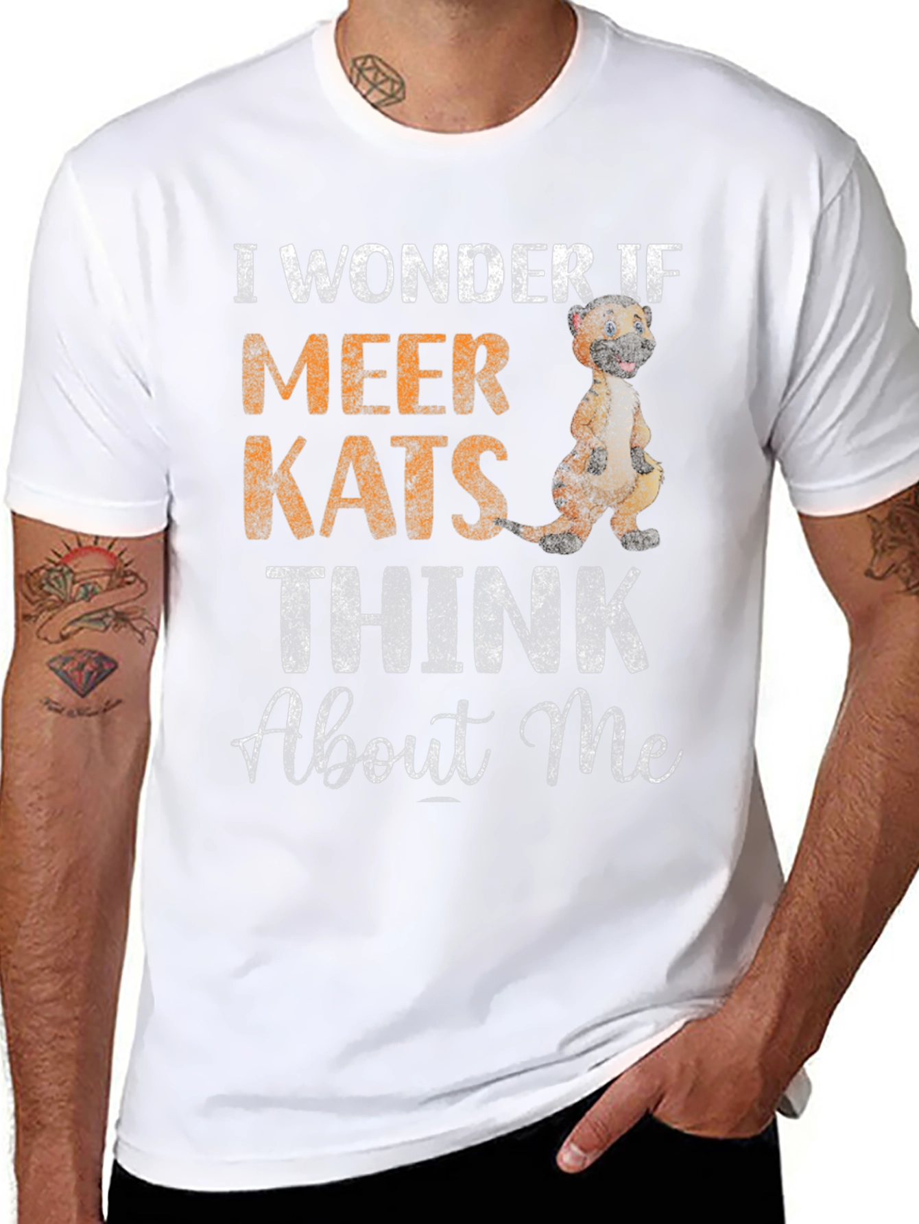 Meerkat Graphic T-Shirt Funny Animal Lover Tee