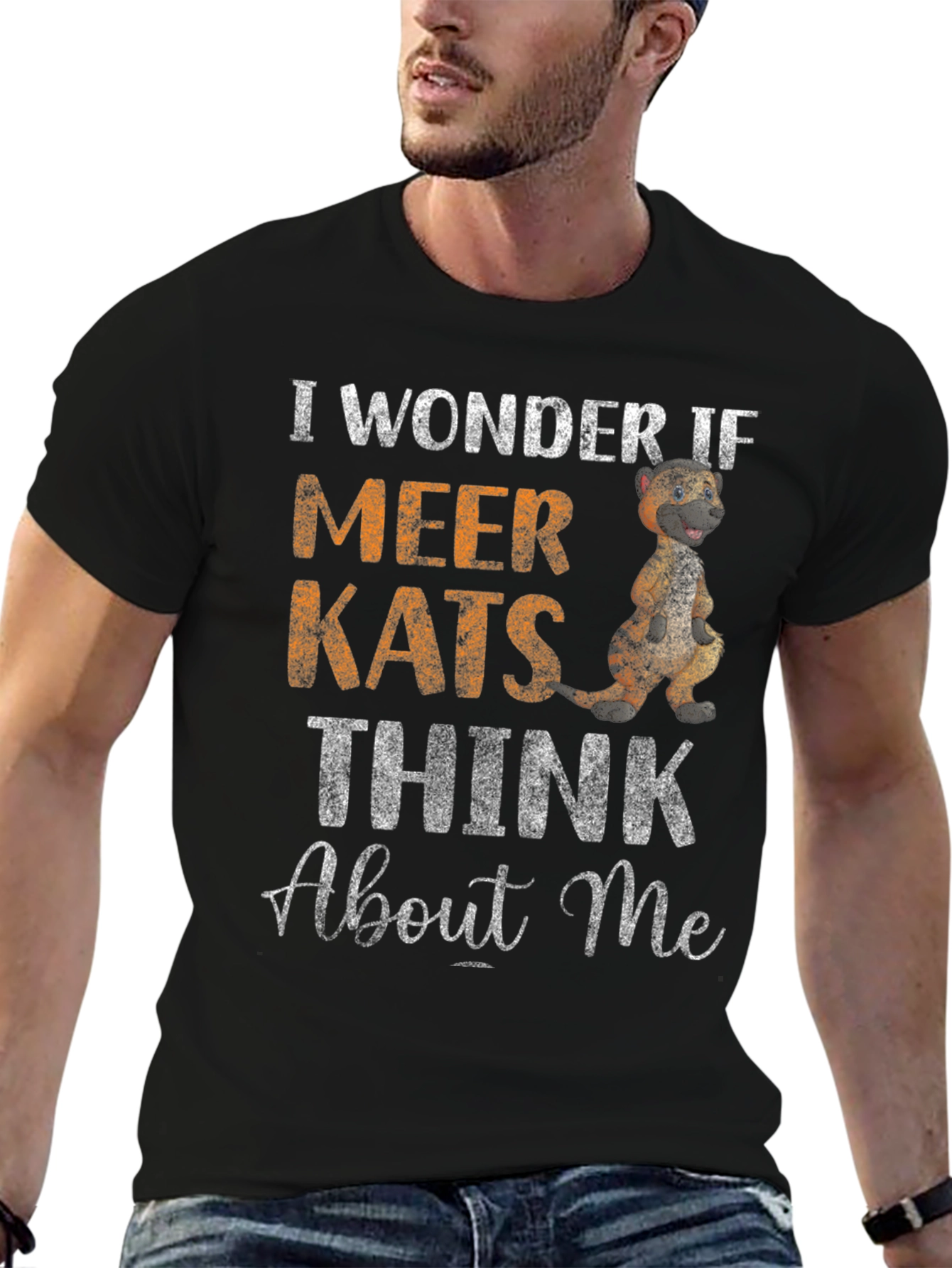 Meerkat Graphic T-Shirt Funny Animal Lover Tee