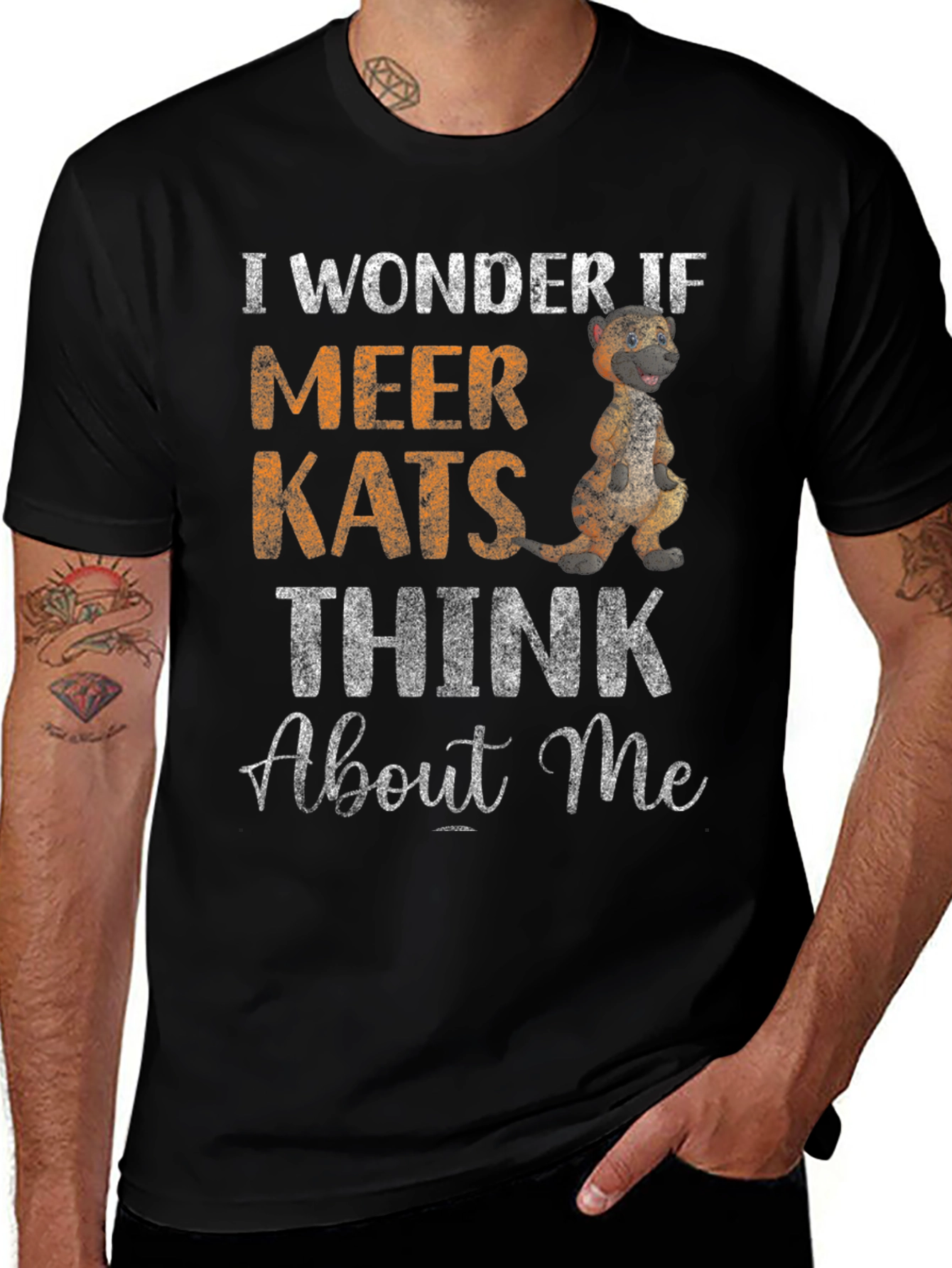 Meerkat Graphic T-Shirt Funny Animal Lover Tee