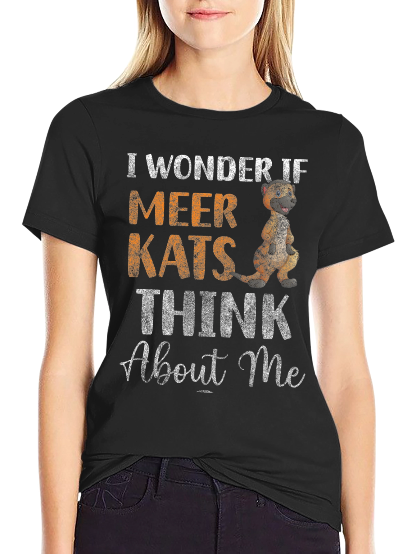 Meerkat Graphic T-Shirt Funny Animal Lover Tee