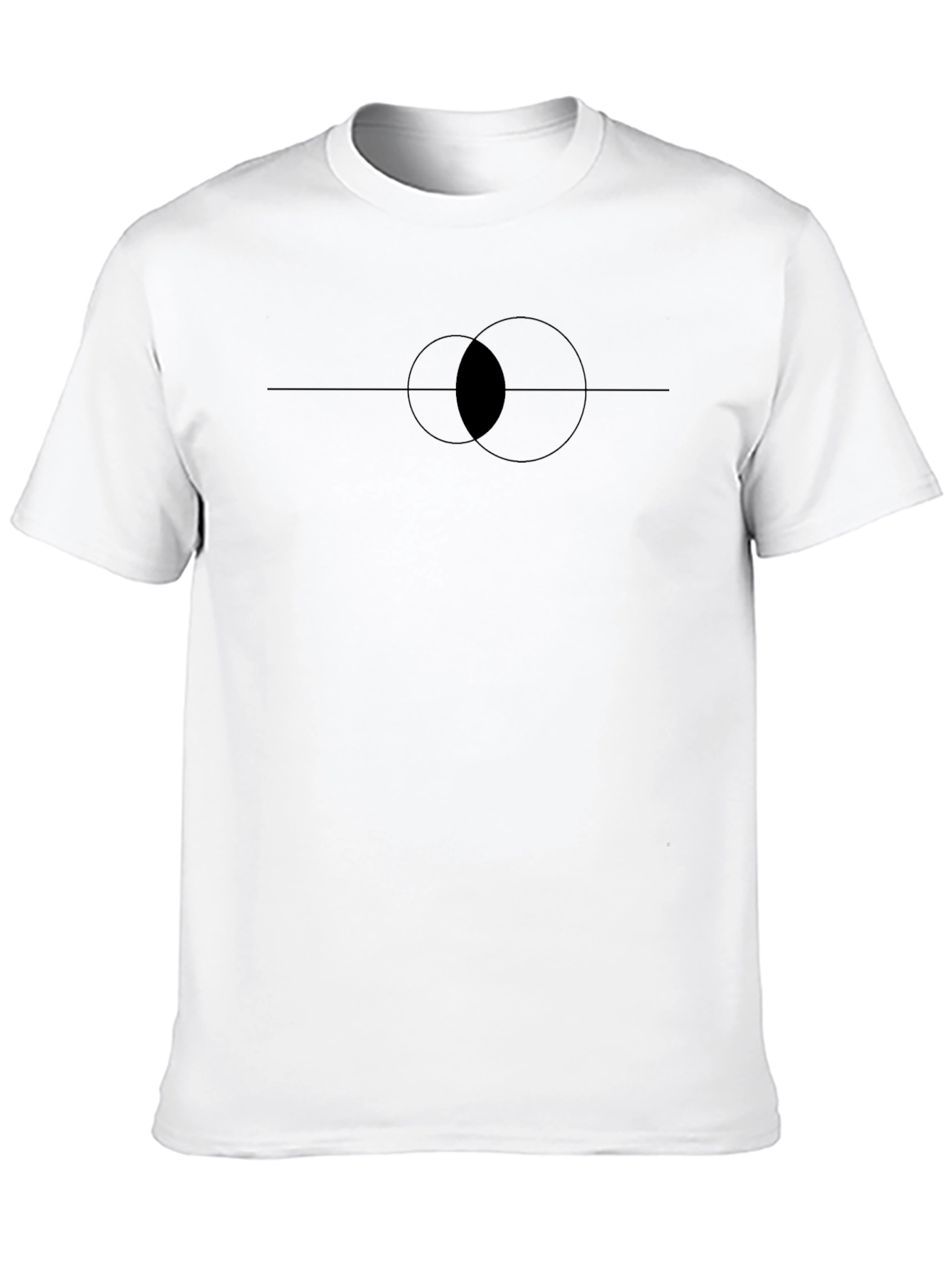 Abstract Graphic Tee - Black