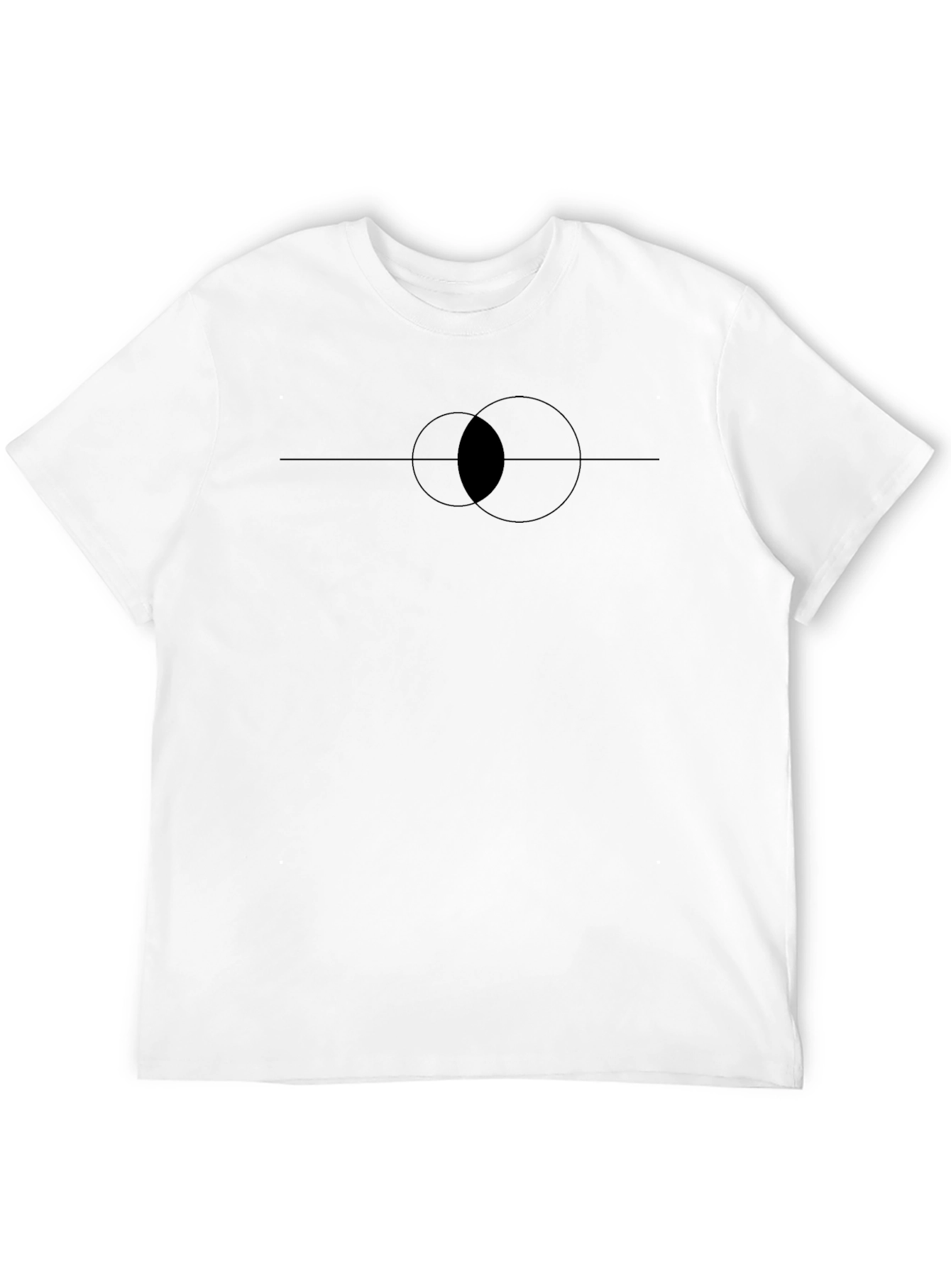 Abstract Graphic Tee - Black
