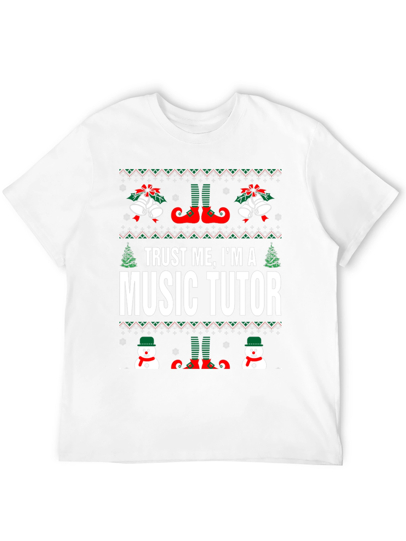 Trust Me Im A Music Tutor Christmas T-Shirt