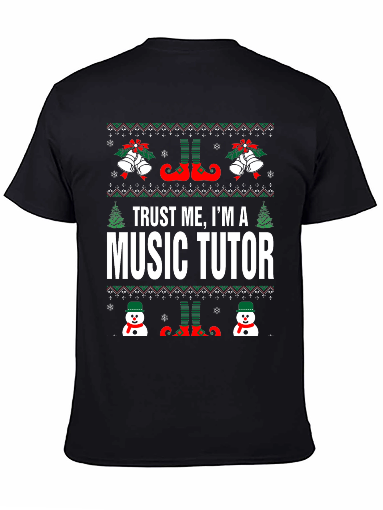 Trust Me Im A Music Tutor Christmas T-Shirt