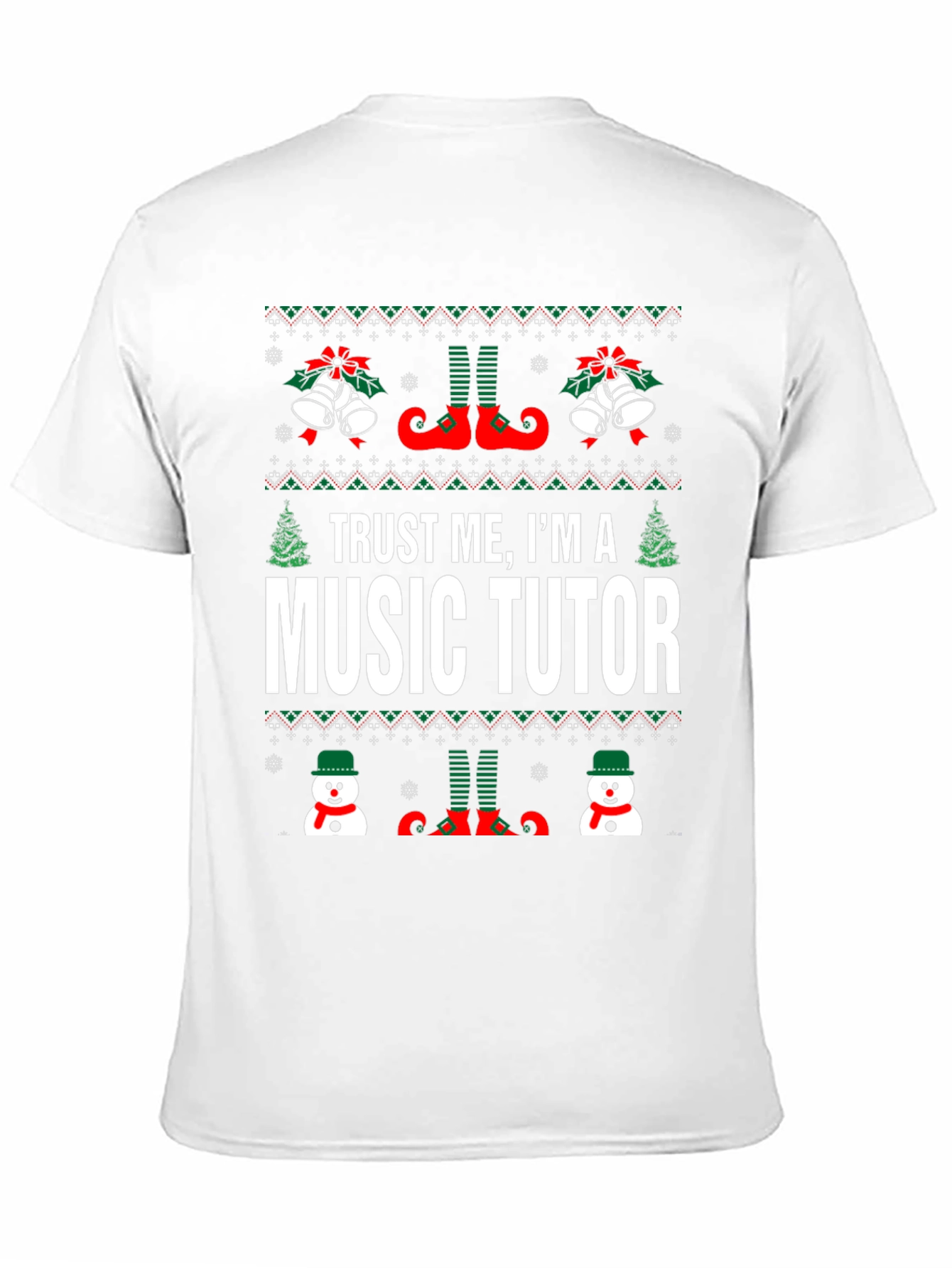 Trust Me Im A Music Tutor Christmas T-Shirt