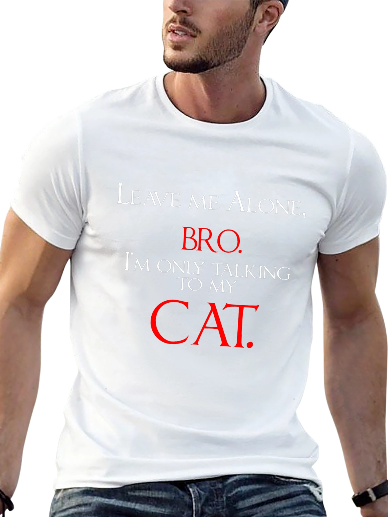 Leave Me Alone Cat Lover T-Shirt