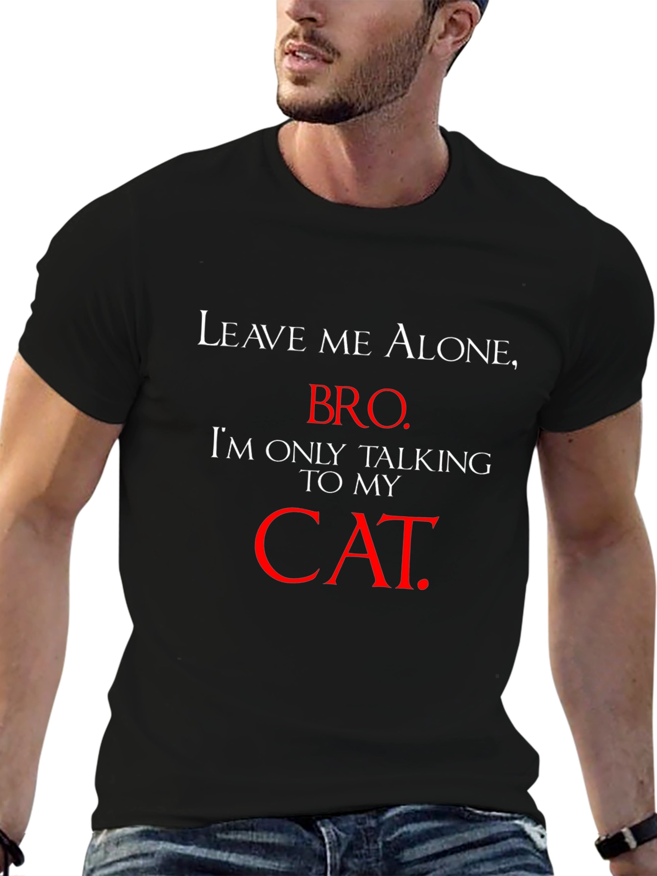 Leave Me Alone Cat Lover T-Shirt