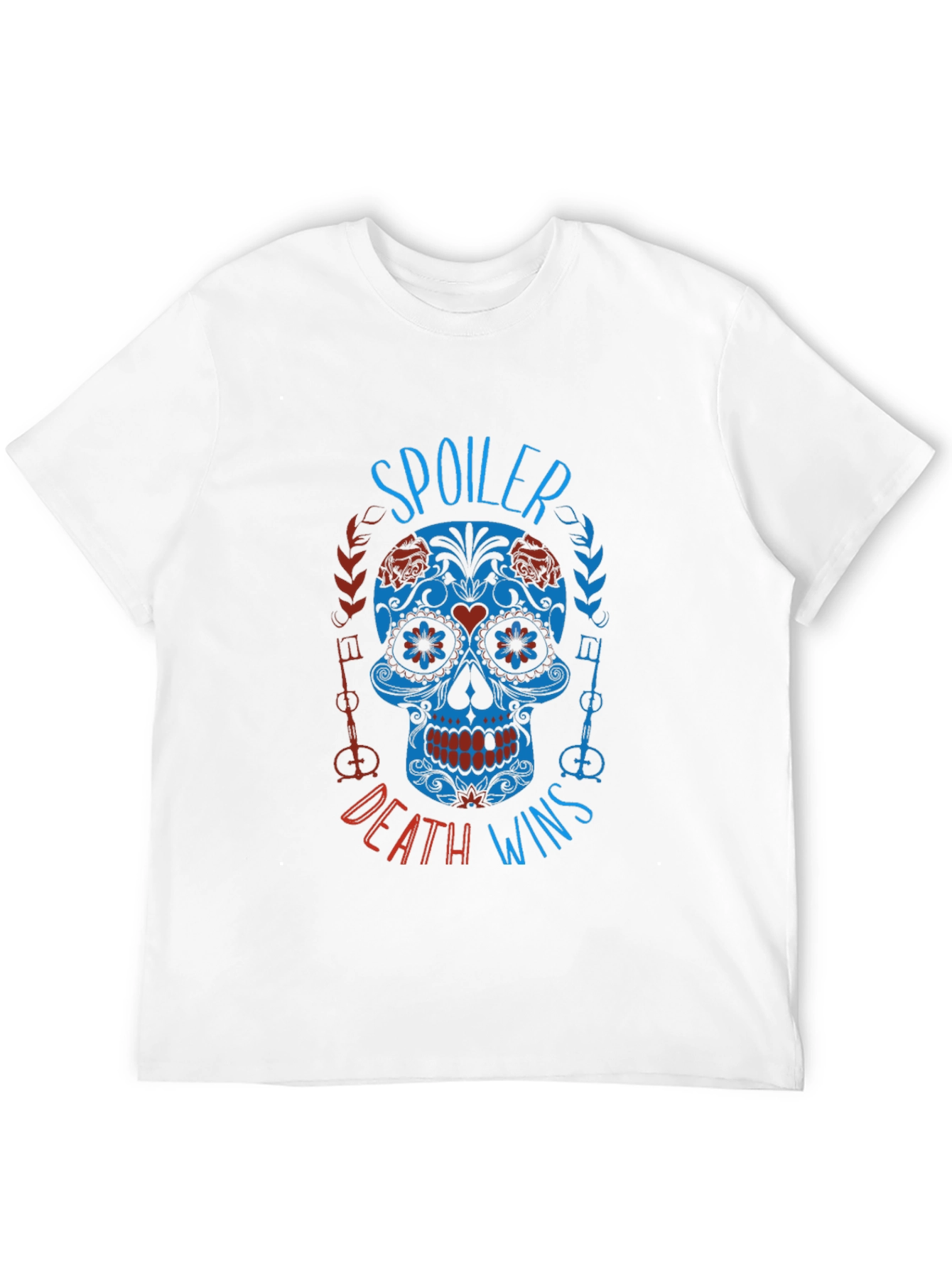 Spoiler Death Wins Skull T-Shirt