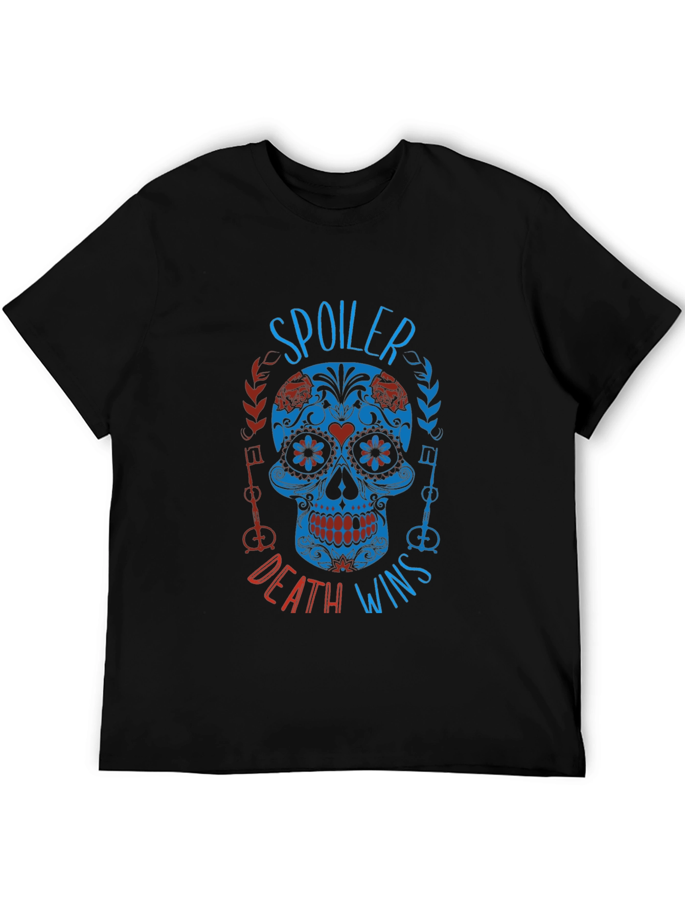 Spoiler Death Wins Skull T-Shirt