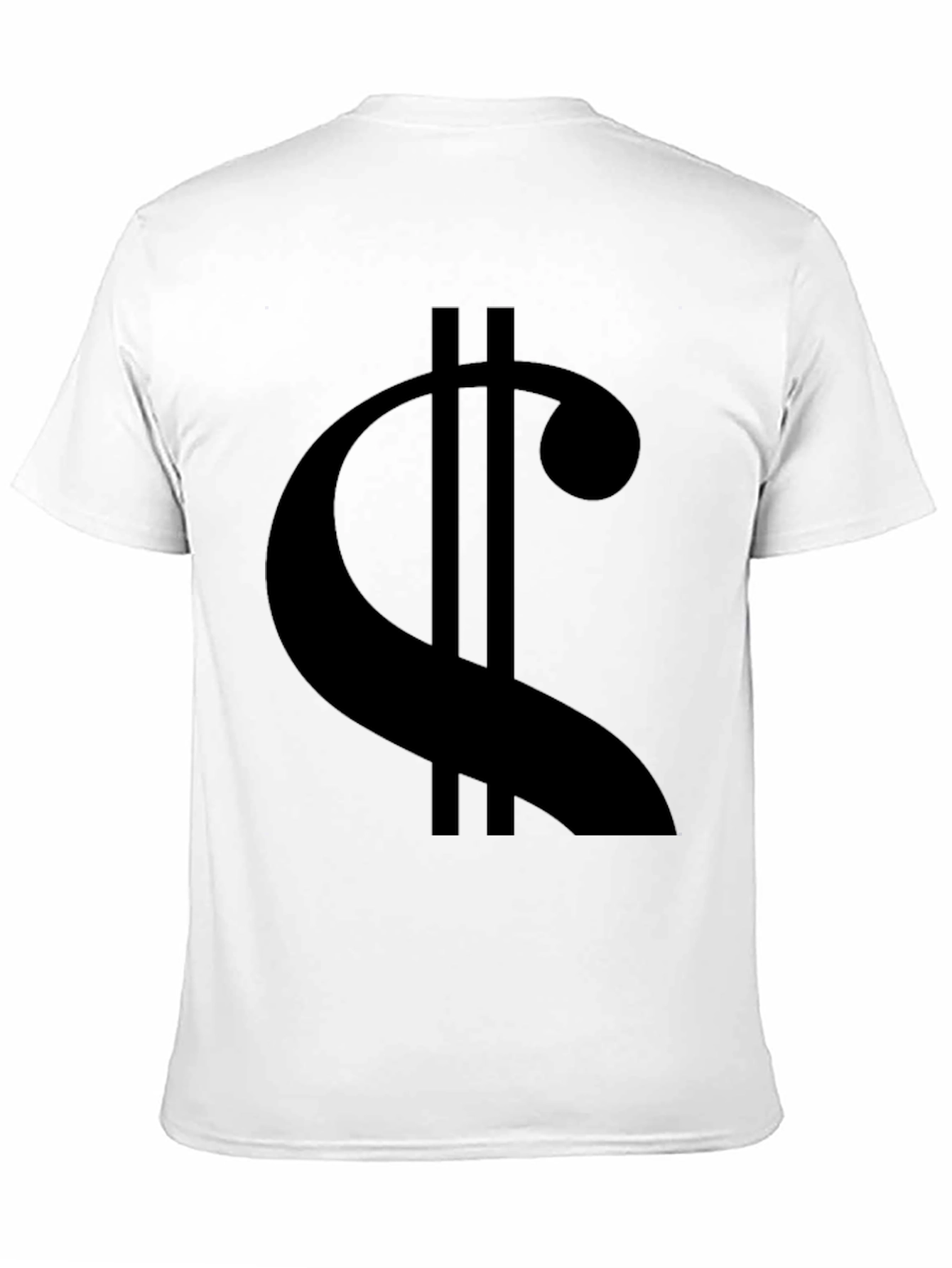 Mens Black Graphic T-Shirt - Music Symbol
