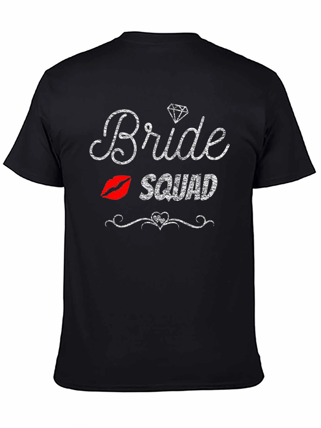 Bride Squad Graphic Tee - Black
