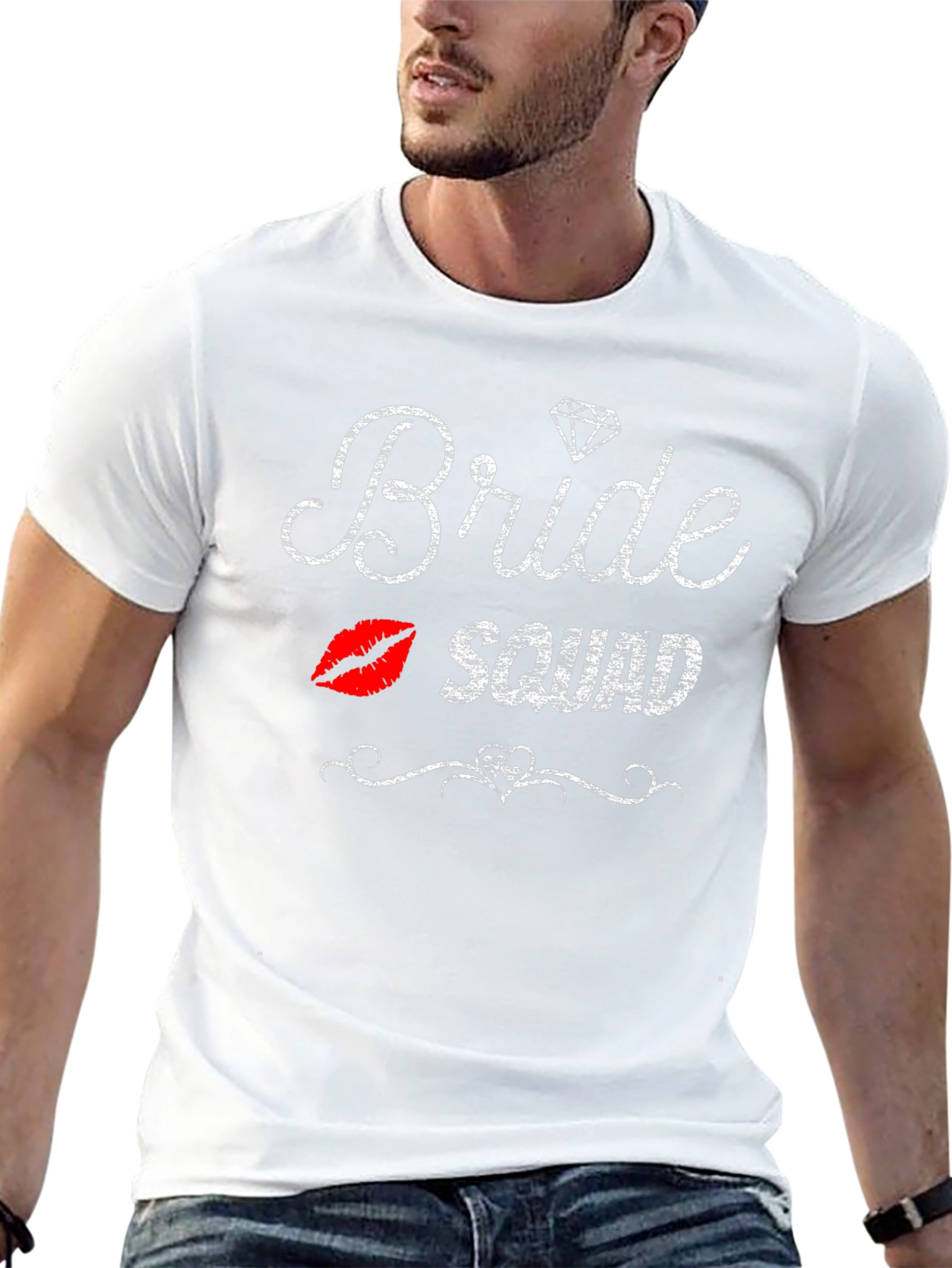 Bride Squad Graphic Tee - Black