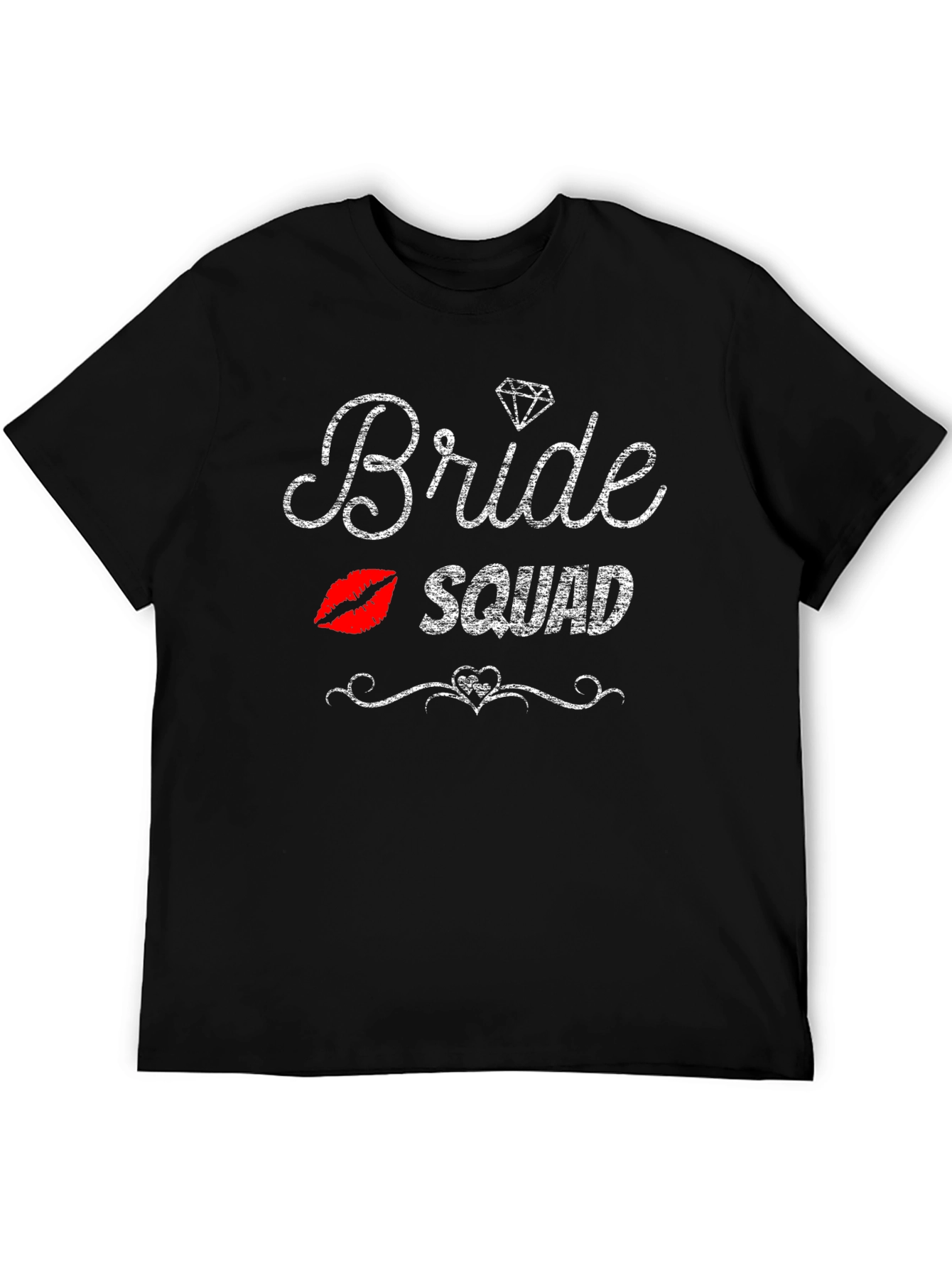 Bride Squad Graphic Tee - Black