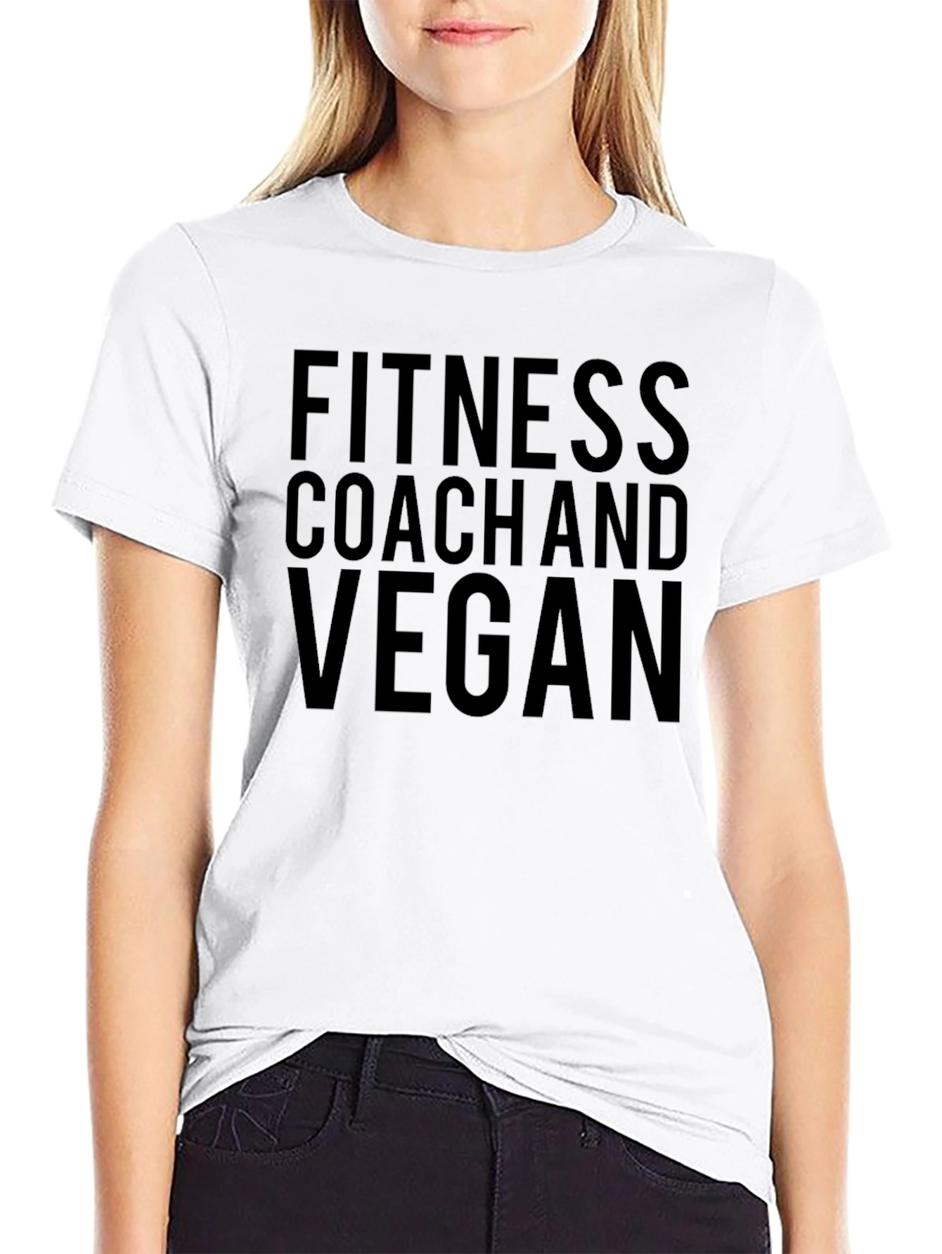 Fitness Coach and Vegan T-Shirt
