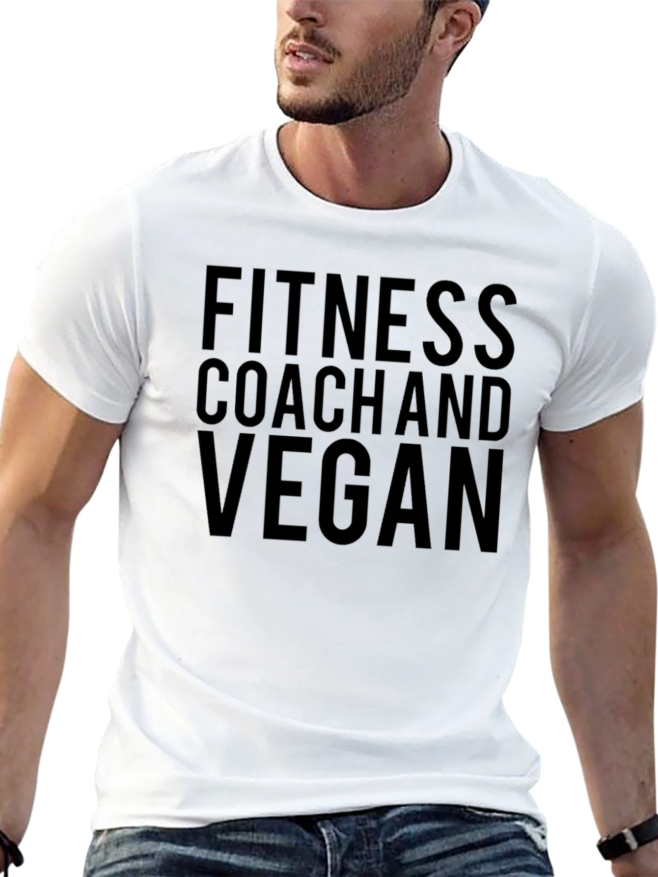 Fitness Coach and Vegan T-Shirt