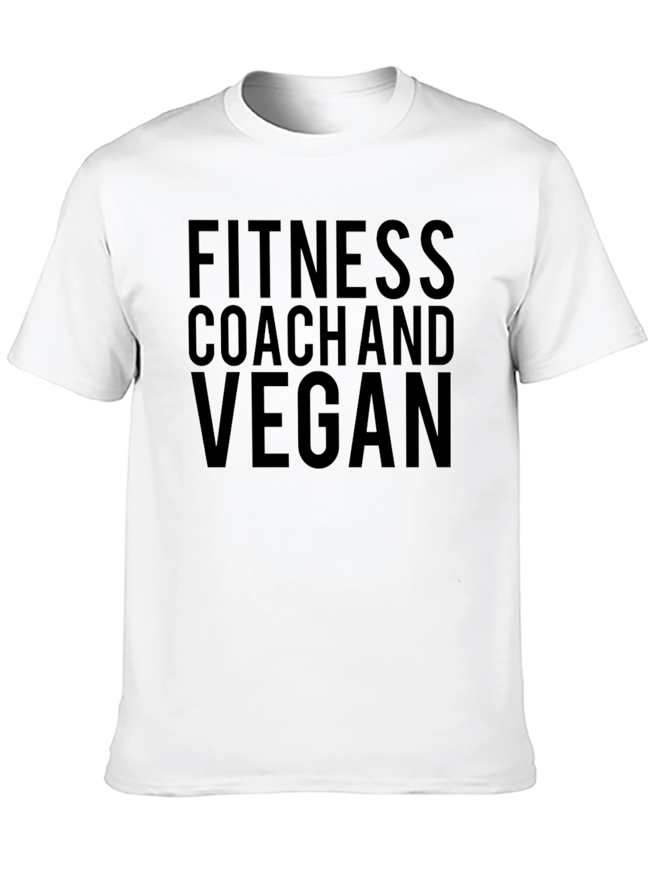 Fitness Coach and Vegan T-Shirt