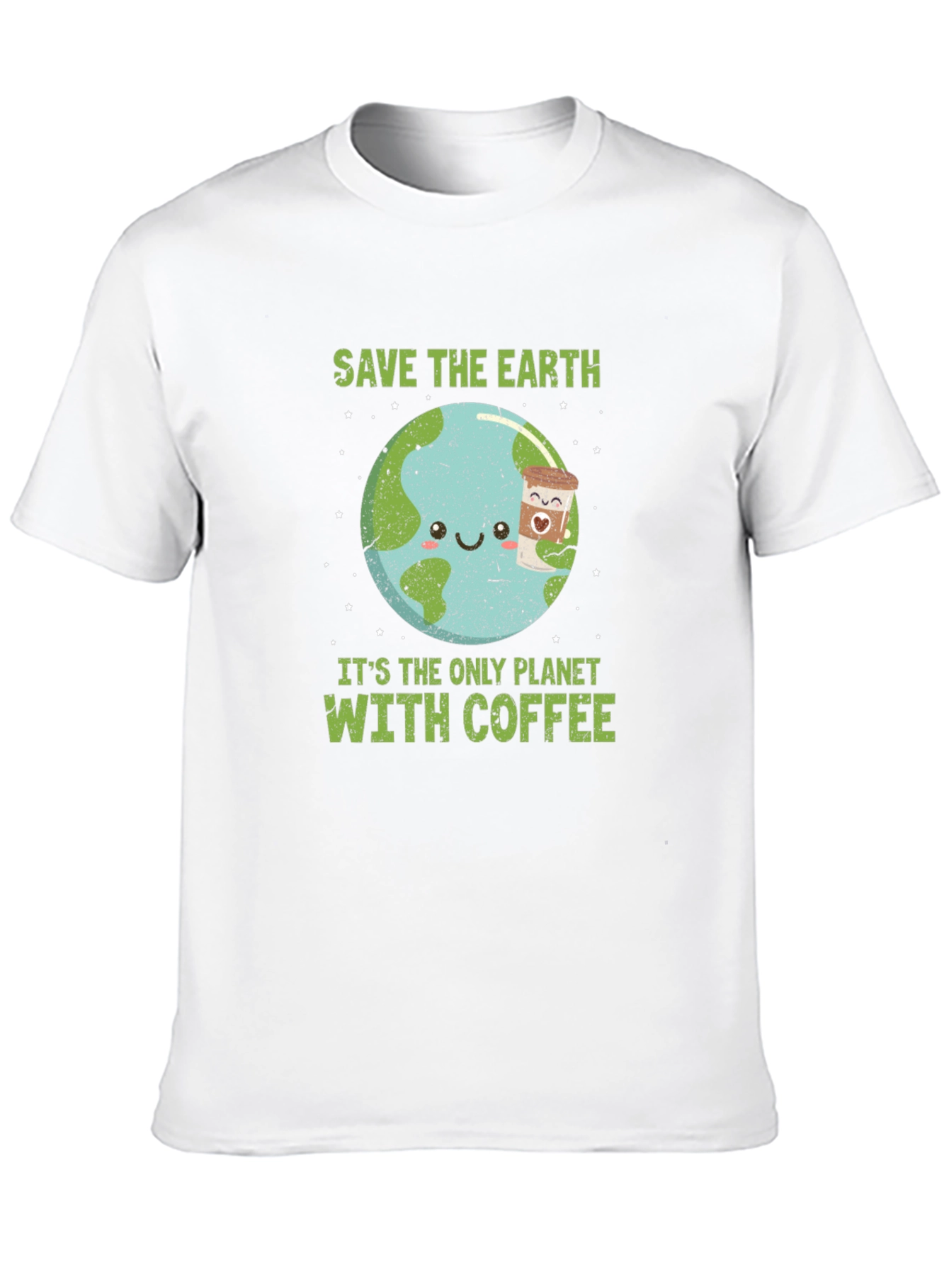 Save Earth Coffee Planet Graphic Tee