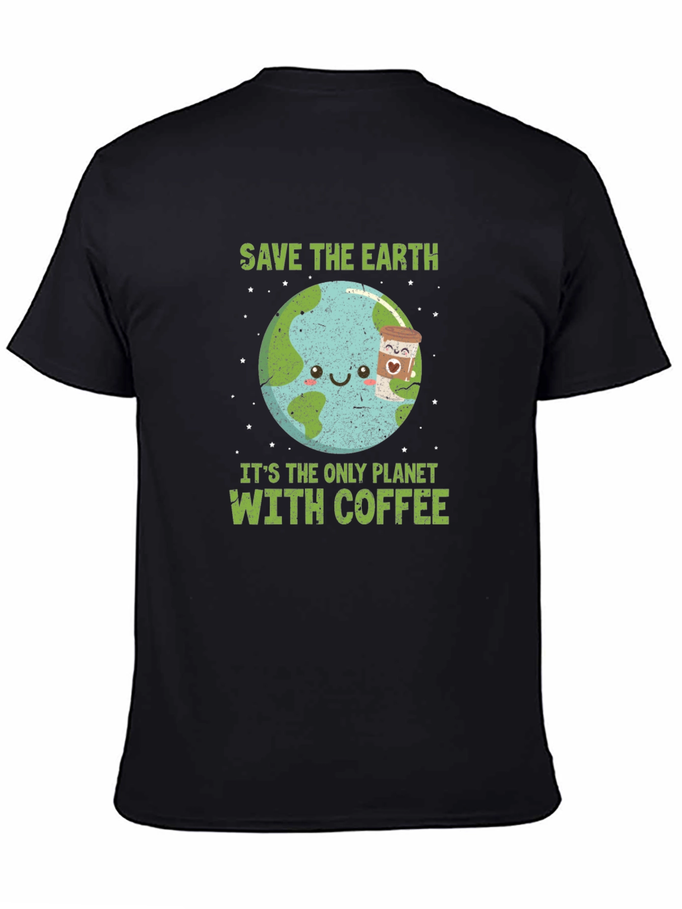 Save Earth Coffee Planet Graphic Tee