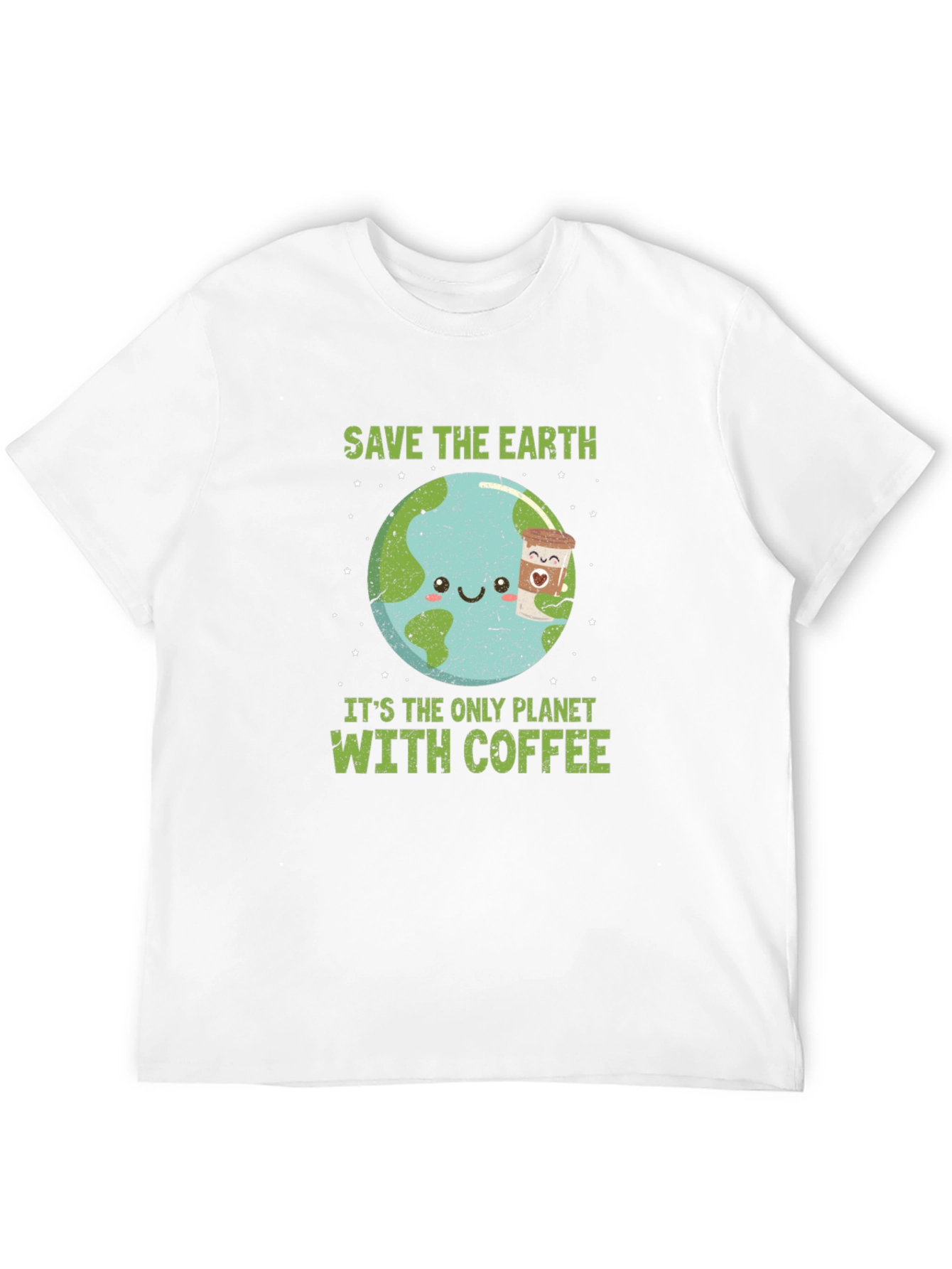 Save Earth Coffee Planet Graphic Tee