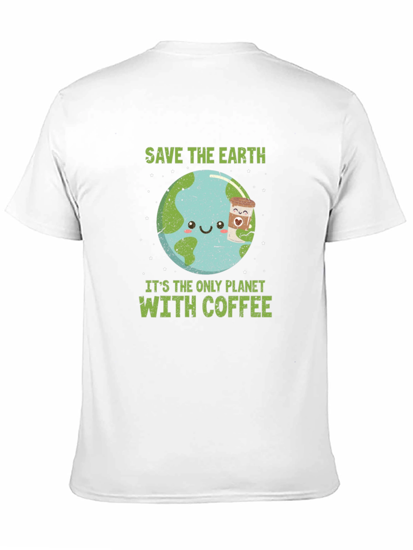 Save Earth Coffee Planet Graphic Tee