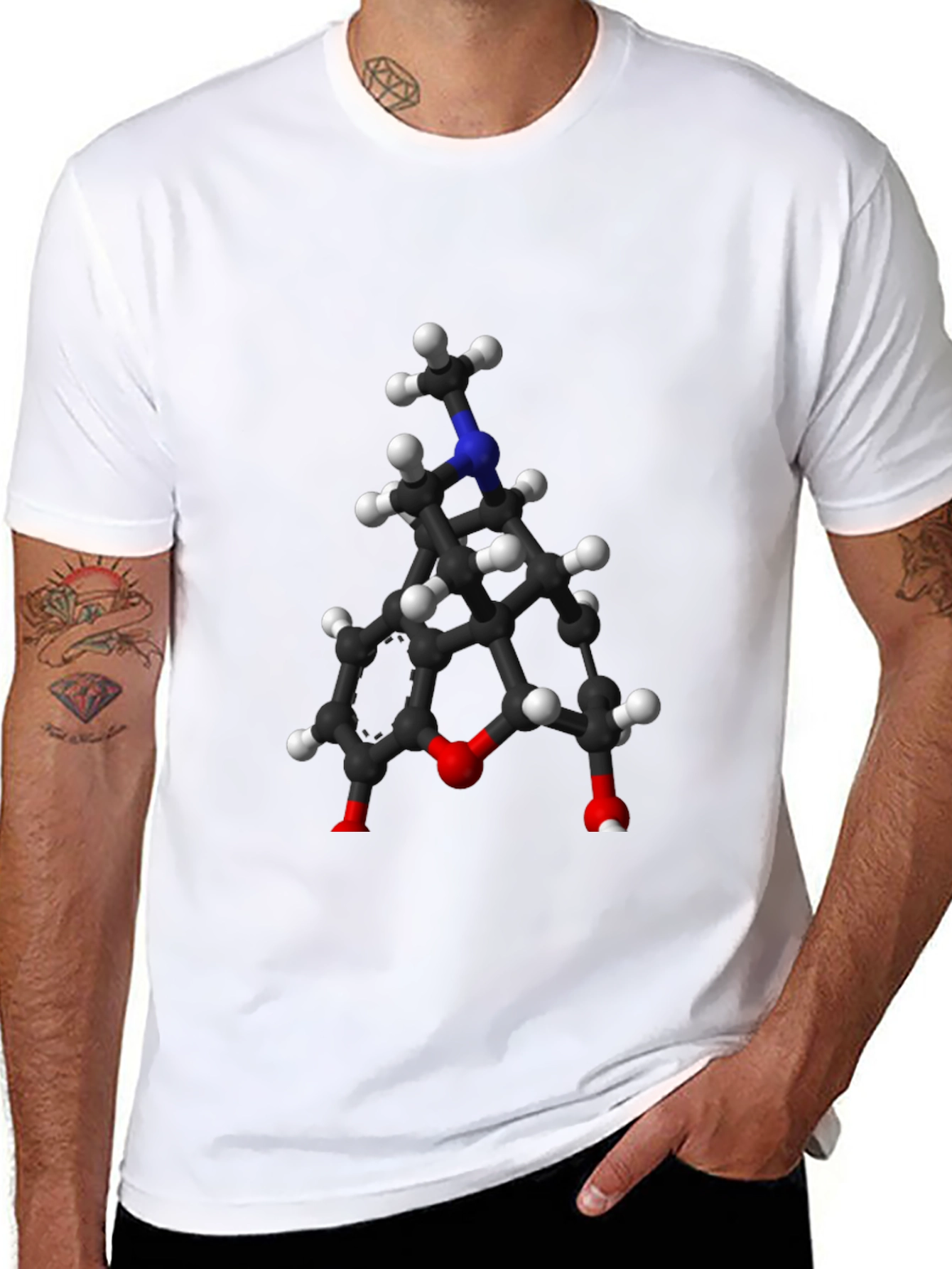 Molecule Graphic Tee - Black T-Shirt