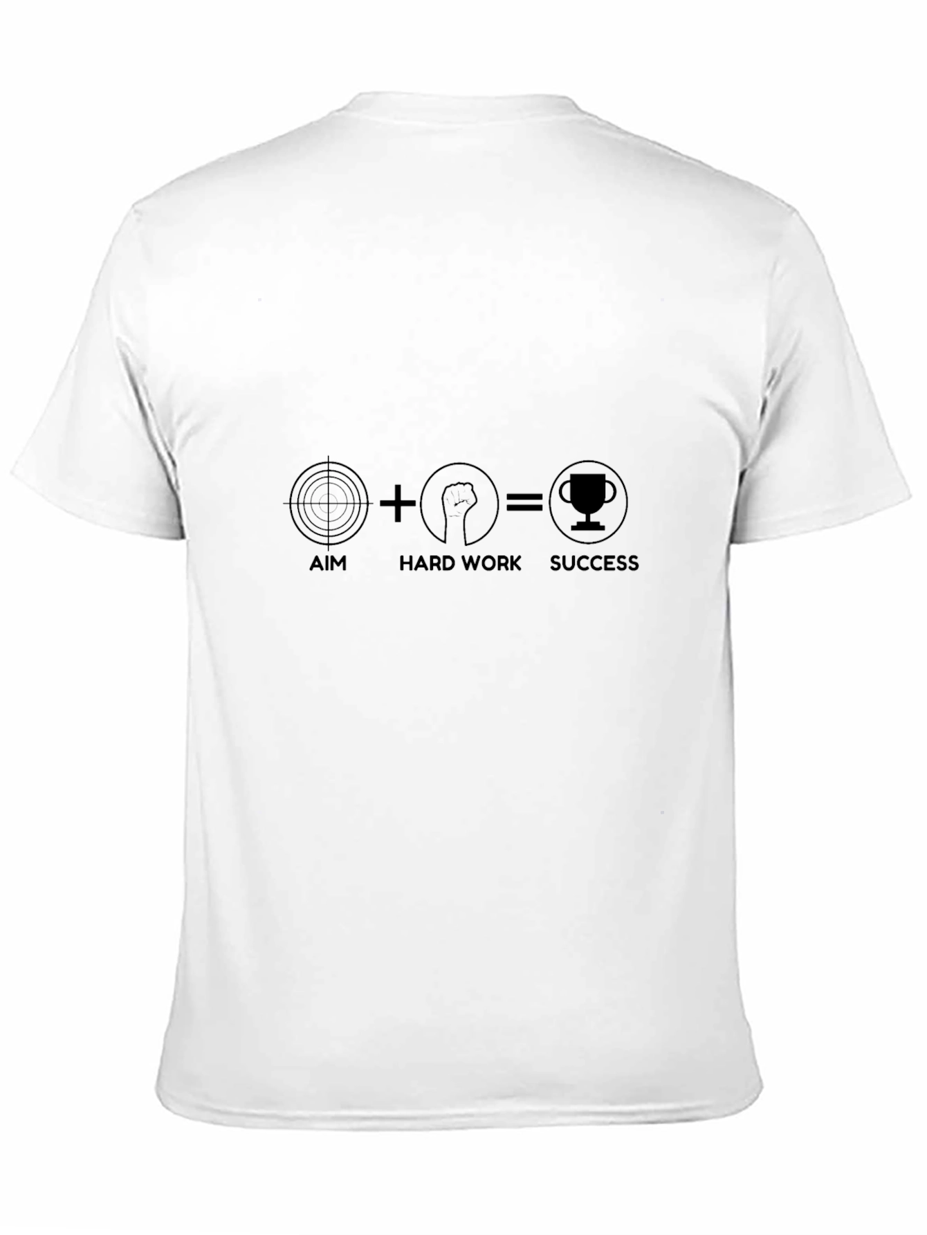 Aim + Hard Work = Success Graphic Tee
