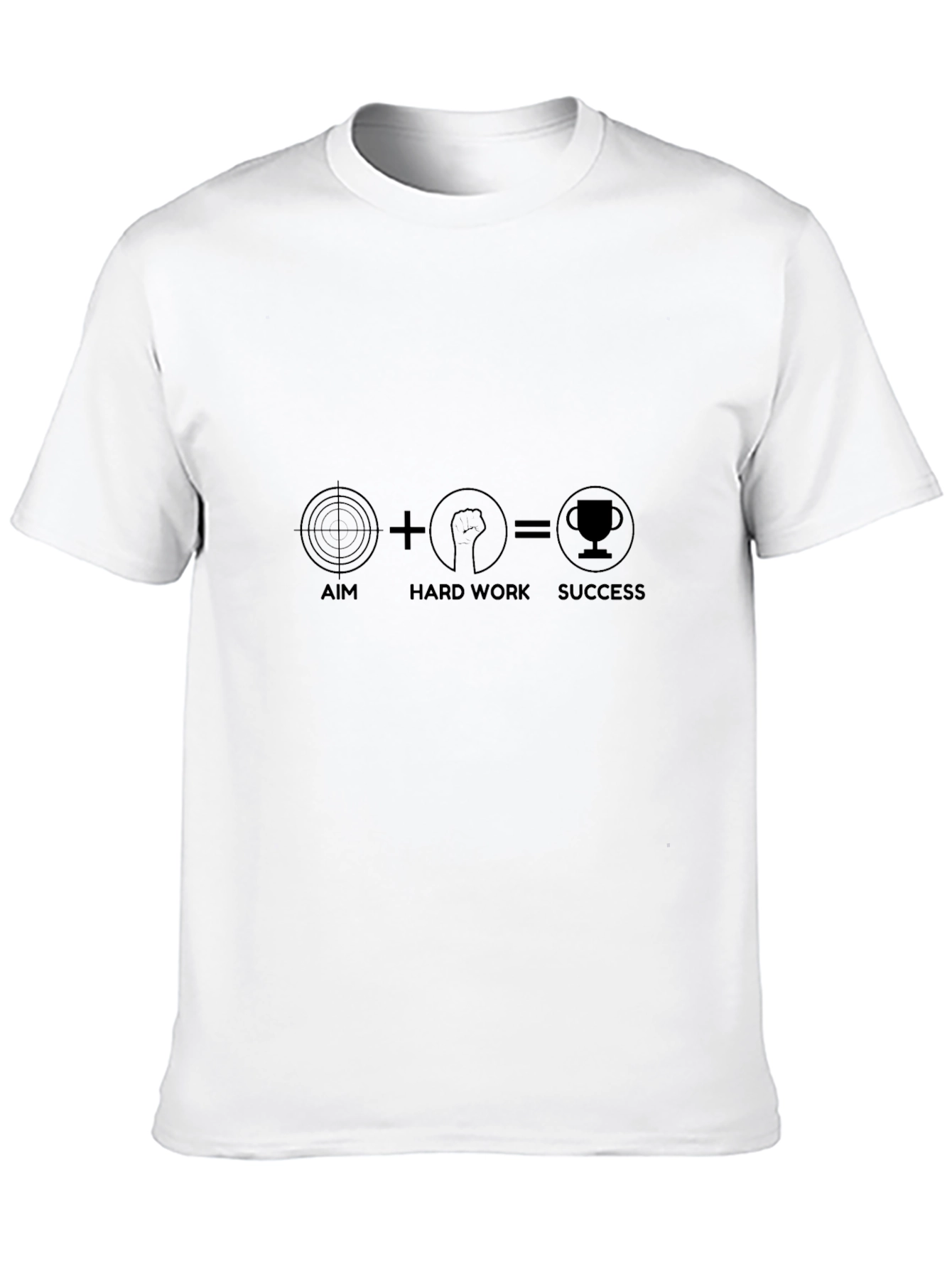 Aim + Hard Work = Success Graphic Tee