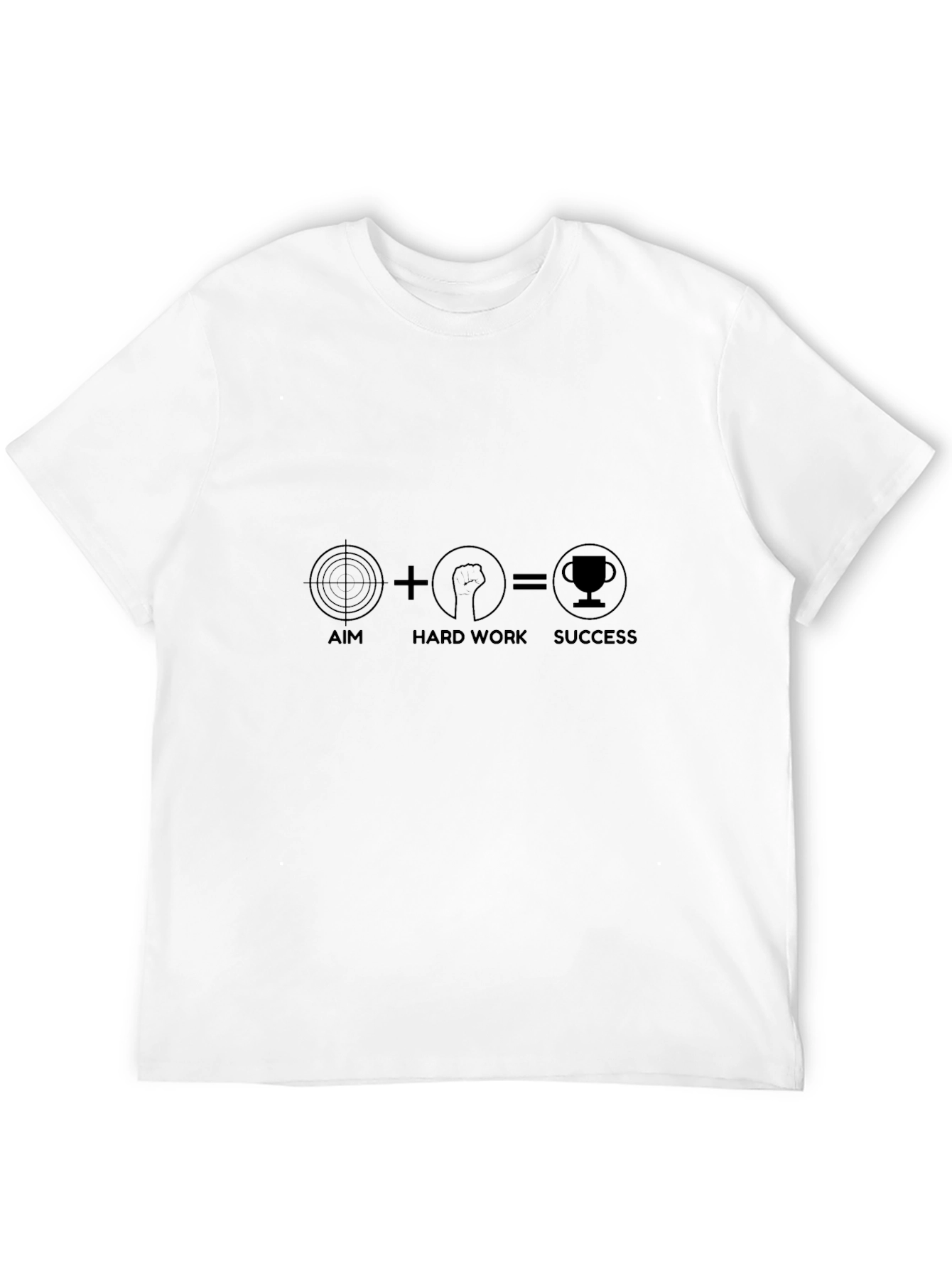 Aim + Hard Work = Success Graphic Tee