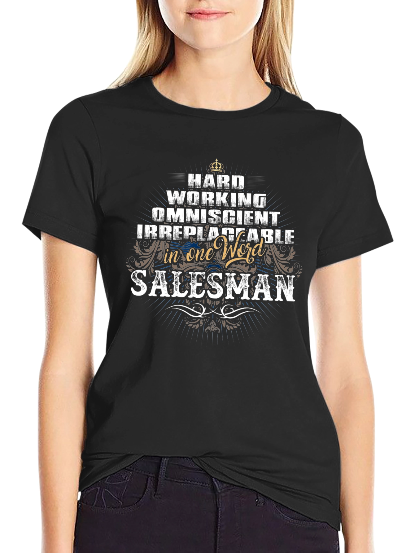 Salesman Hardworking Graphic T-Shirt