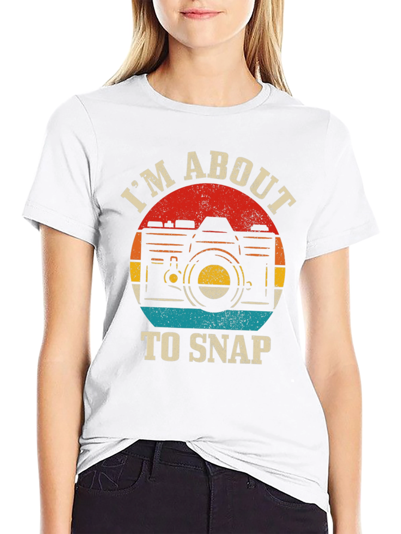 Retro Camera T-Shirt - Im About To Snap