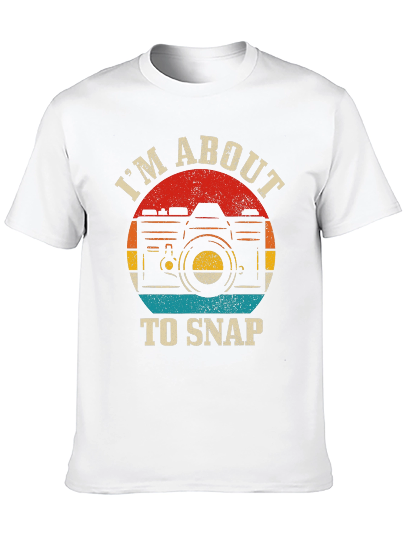 Retro Camera T-Shirt - Im About To Snap