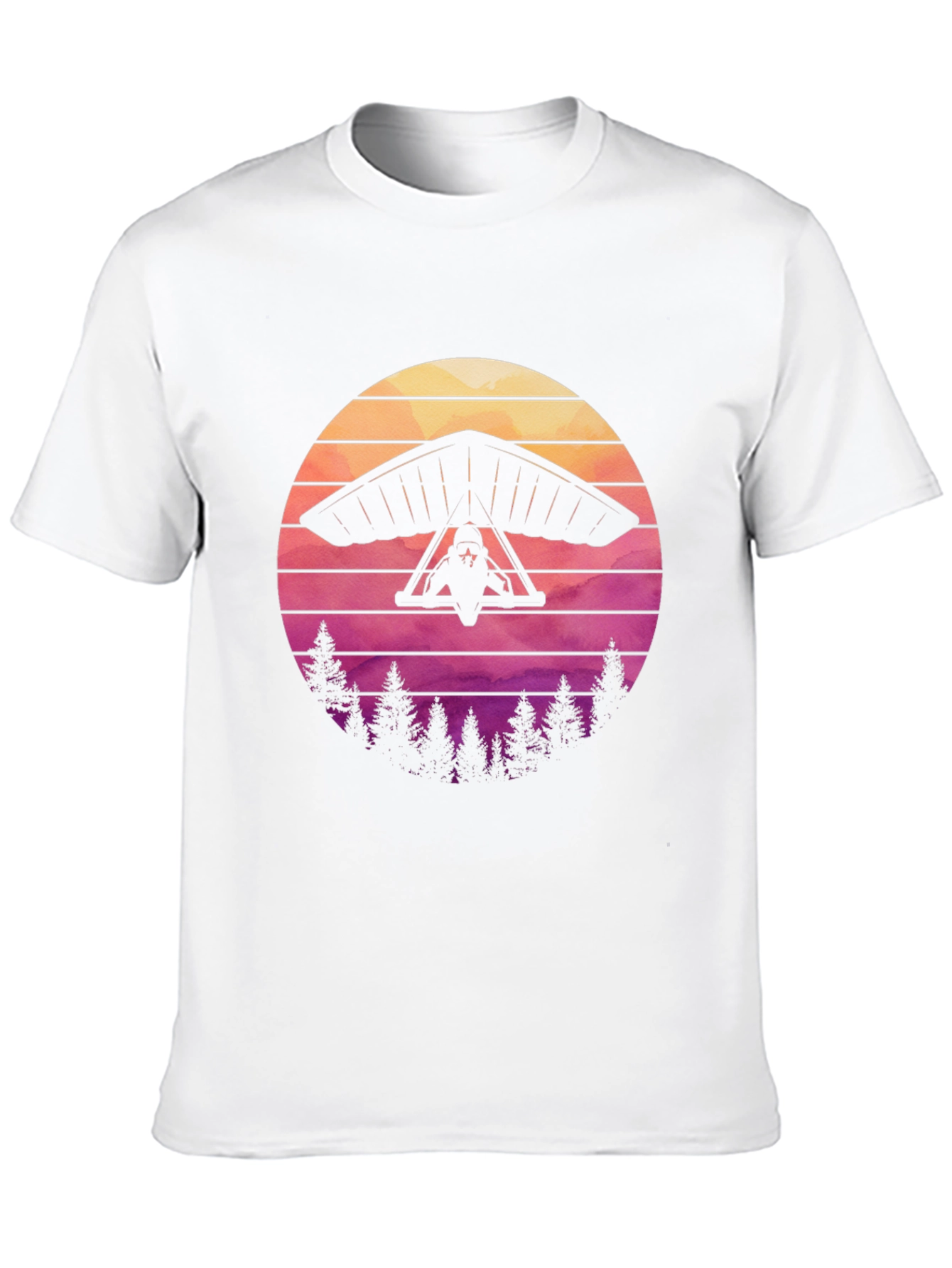 Hang Gliding Sunset T-Shirt - Adventure Tee