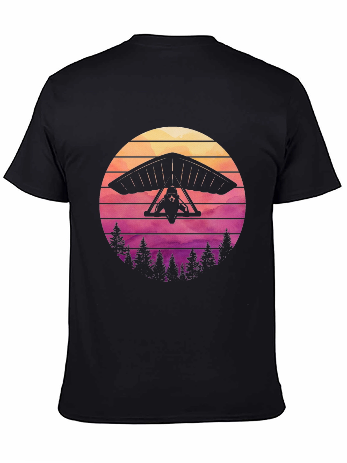 Hang Gliding Sunset T-Shirt - Adventure Tee