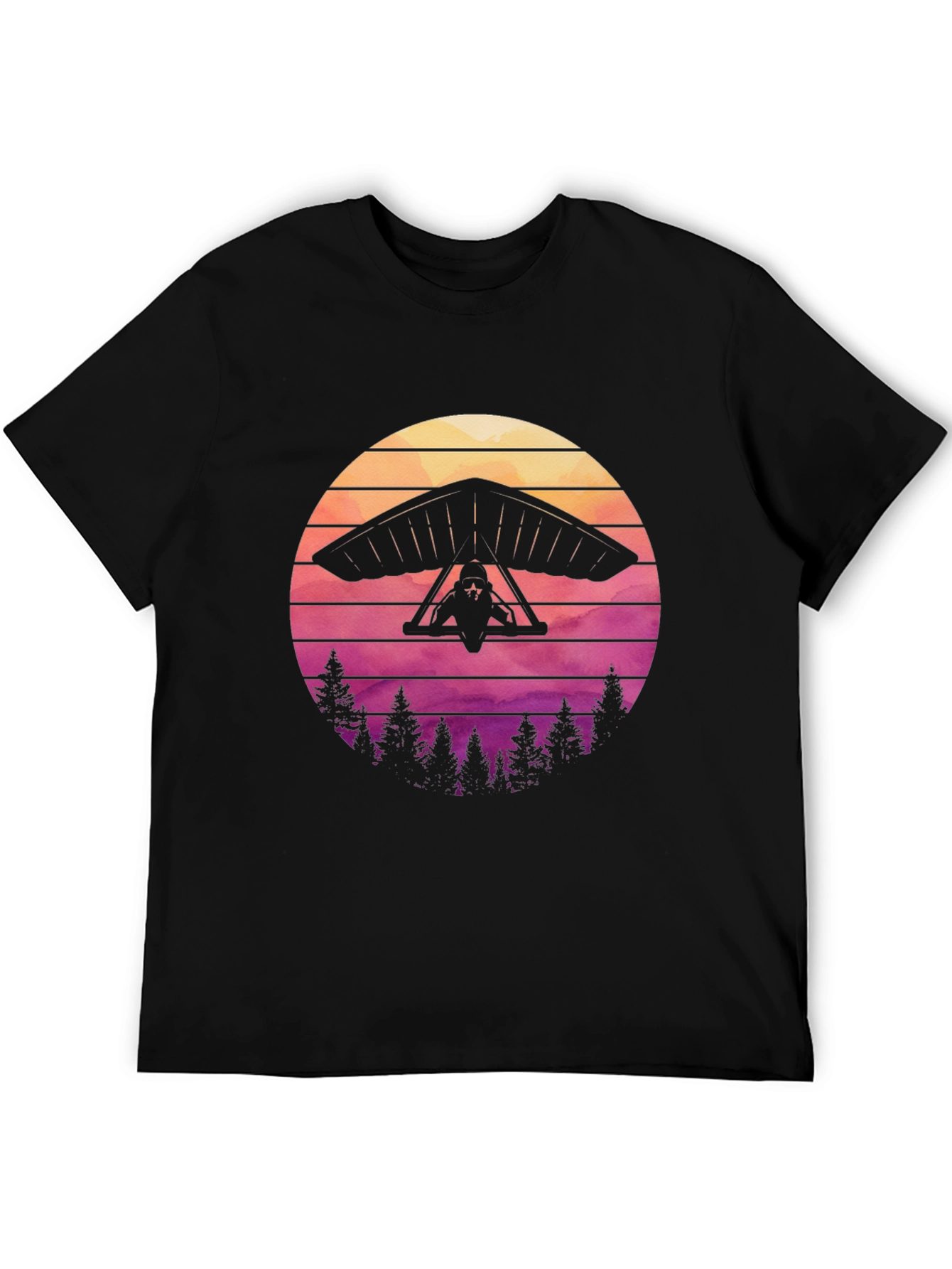 Hang Gliding Sunset T-Shirt - Adventure Tee