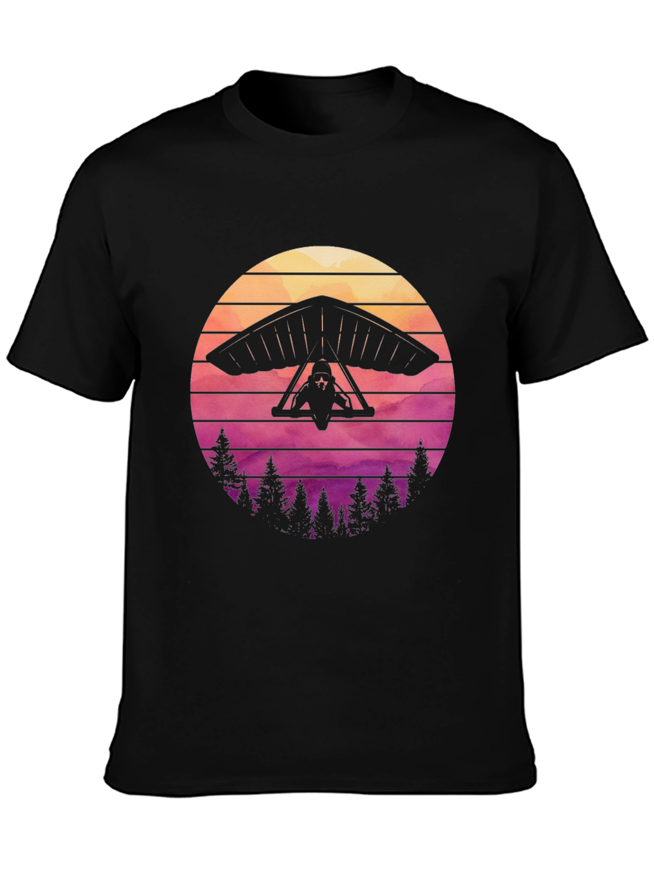 Hang Gliding Sunset T-Shirt - Adventure Tee