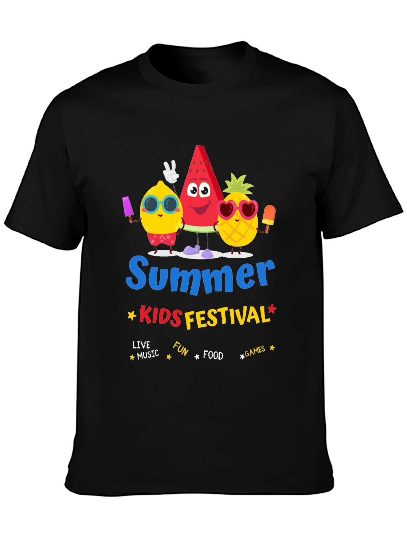 Summer Kids Festival Graphic T-Shirt