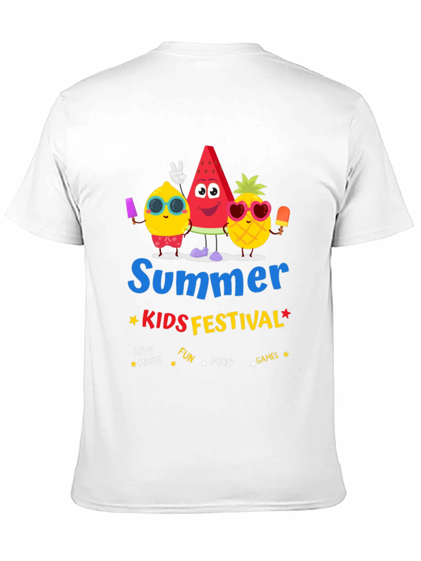 Summer Kids Festival Graphic T-Shirt