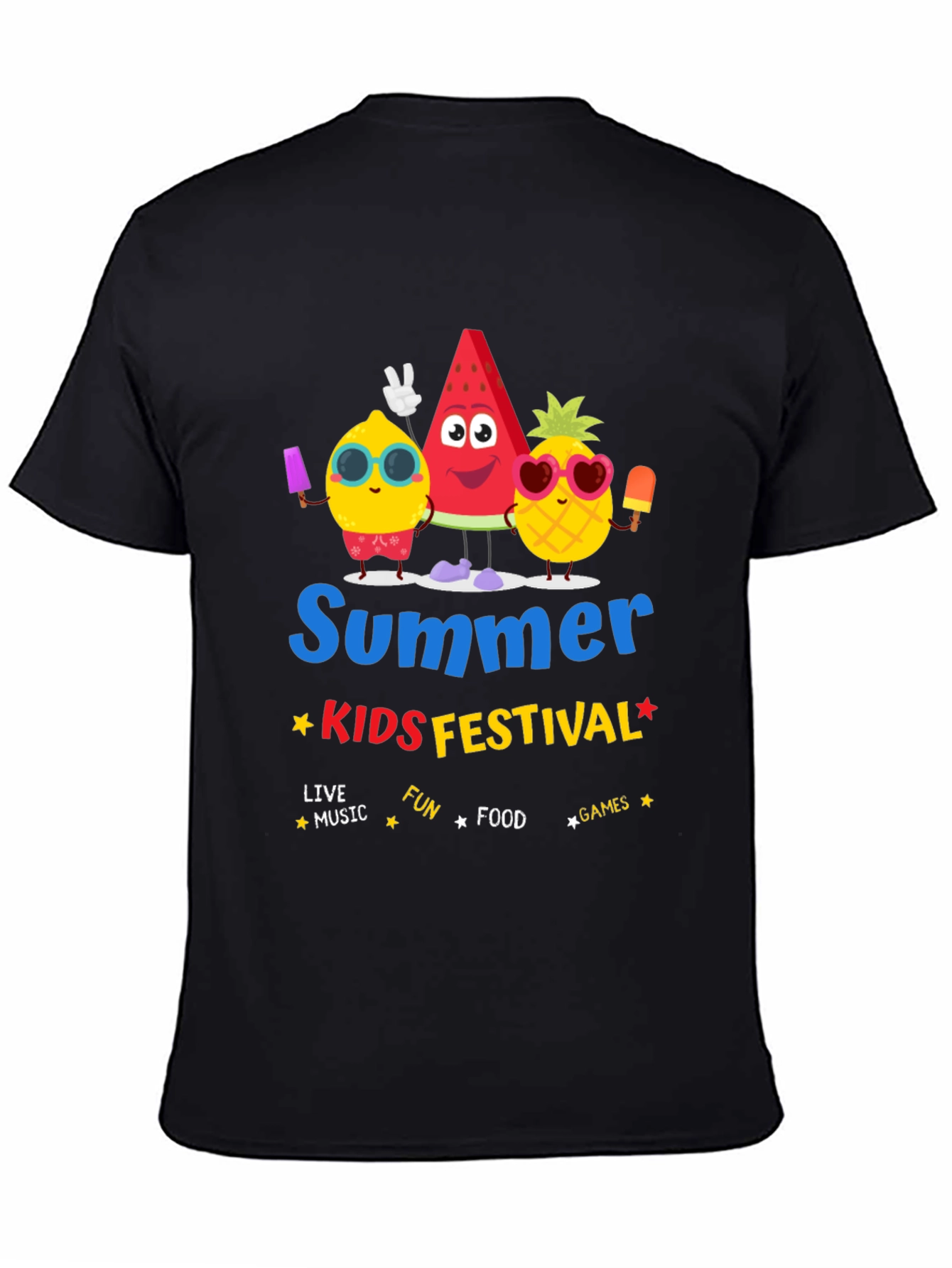 Summer Kids Festival Graphic T-Shirt