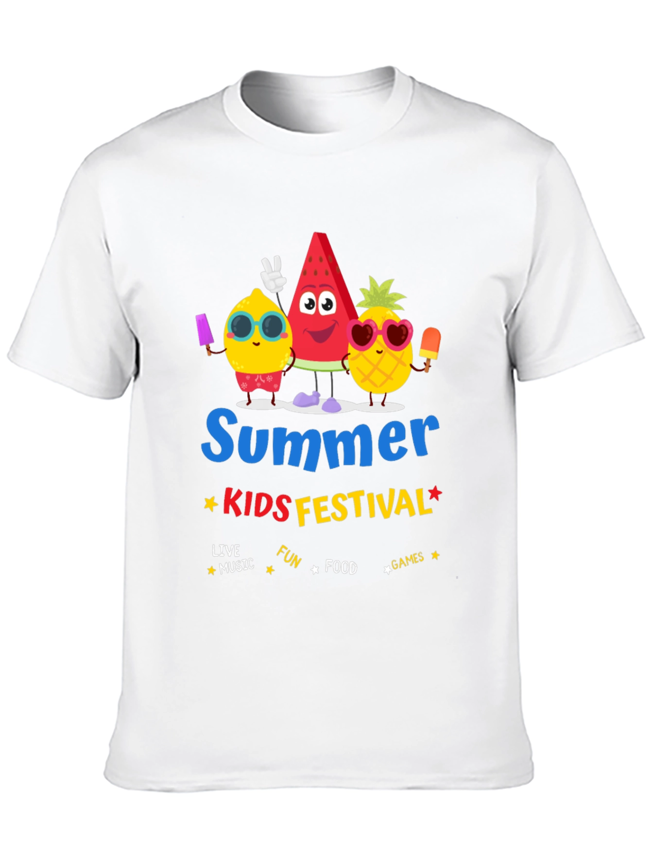 Summer Kids Festival Graphic T-Shirt