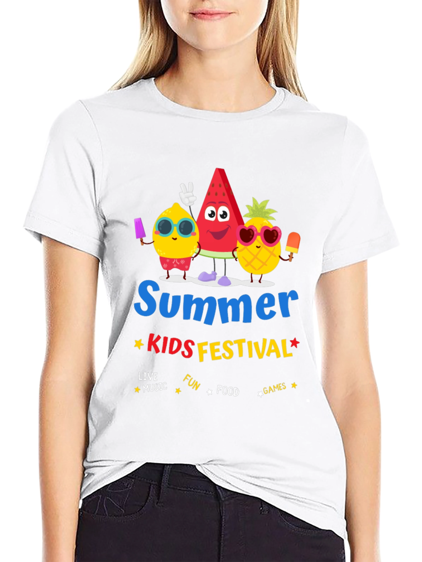 Summer Kids Festival Graphic T-Shirt